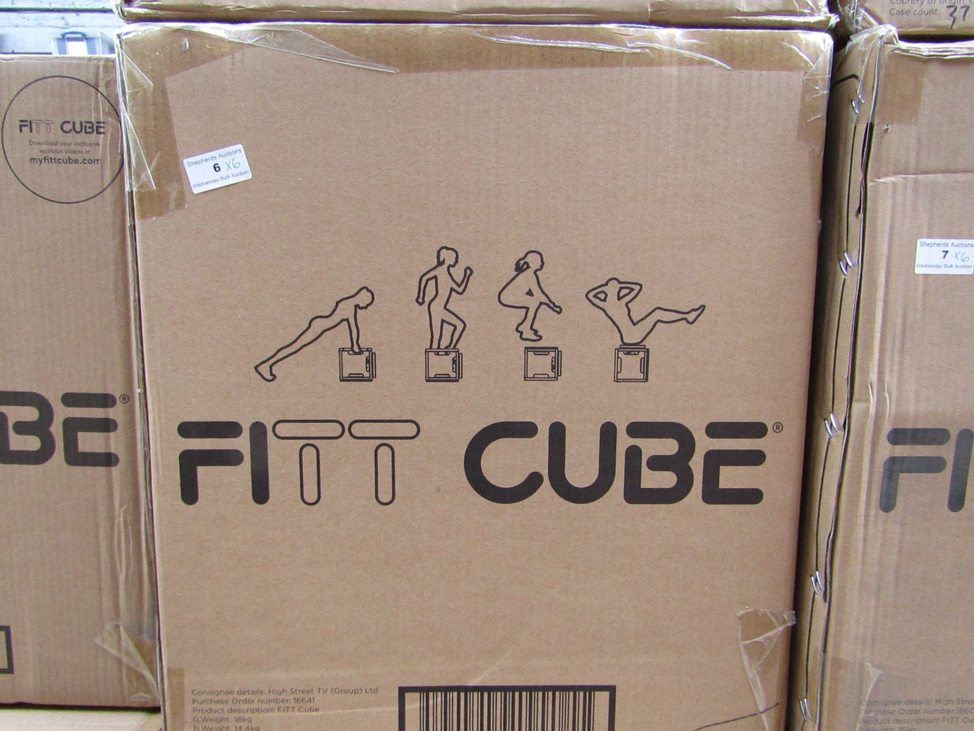 | 6x | FITT CUBE MULTI FUNCTION TOTAL BODY WORK OUT MACHINE | UNCHECKED AND BOXED | RRP £129.99 |