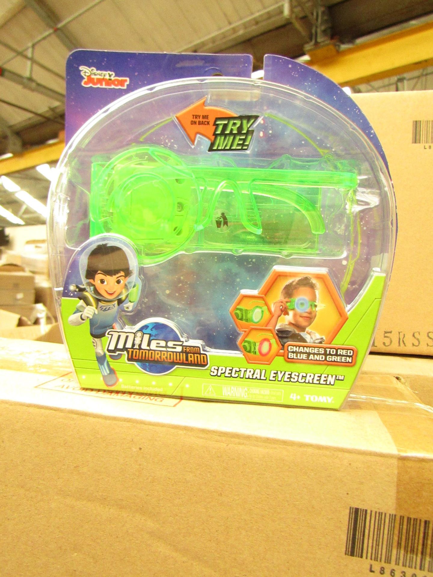 4x Miles from Tomorrowland spectral eyescreen, new and boxed.