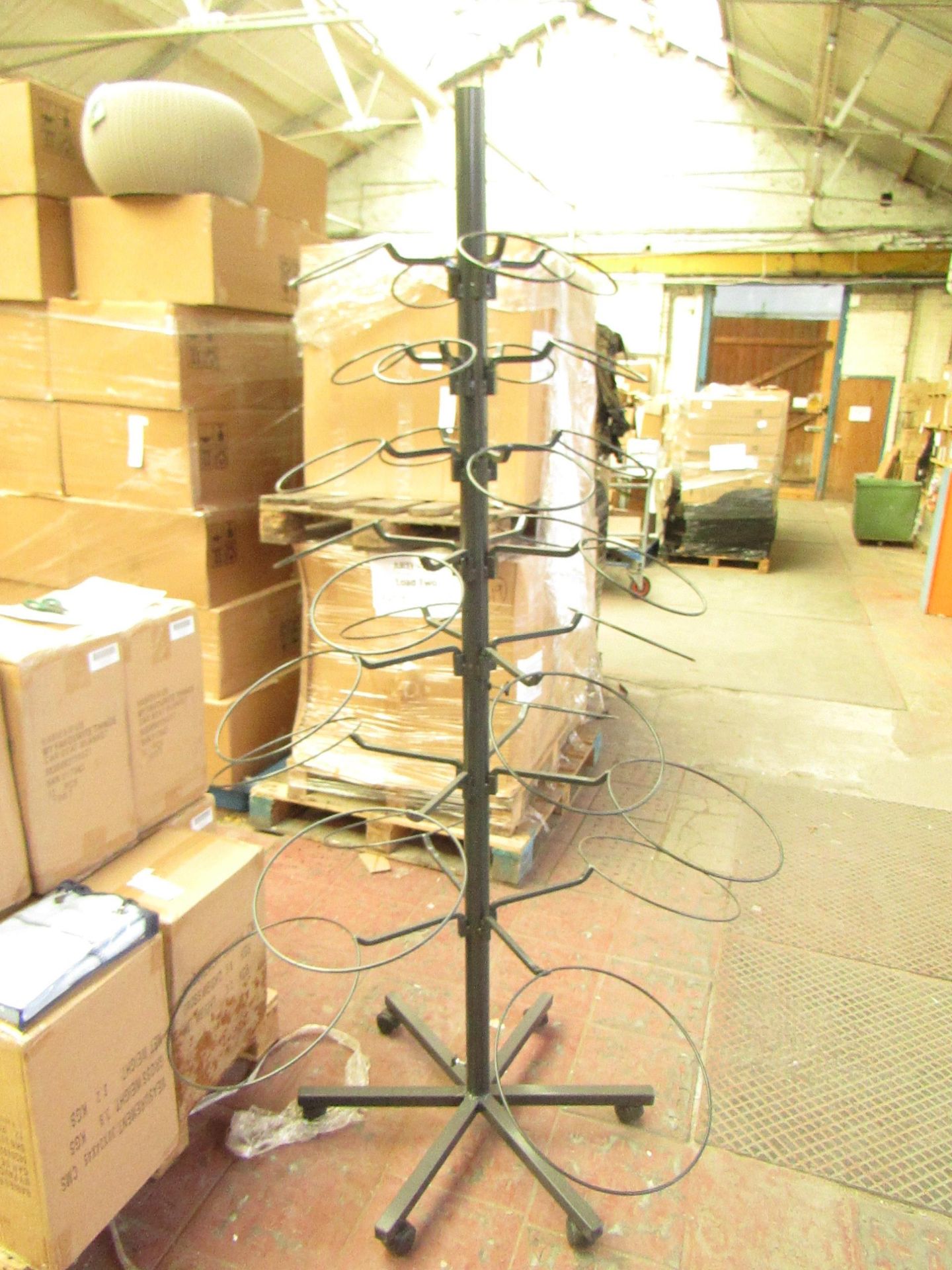 Extra Large Saucer Iron Display - (For Various Plant Pots) - Unchecked & Boxed.