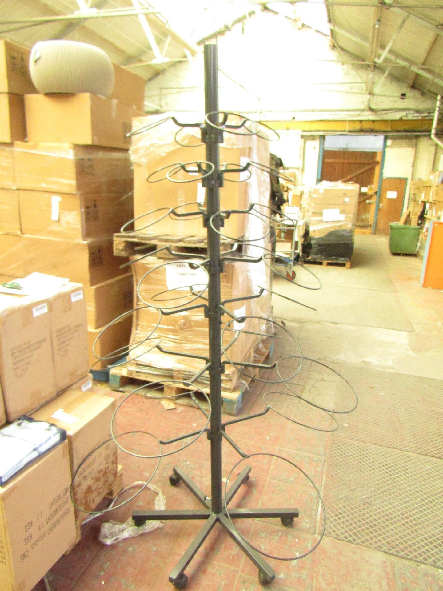 Extra Large Saucer Iron Display - (For Various Plant Pots) - Unchecked & Boxed.