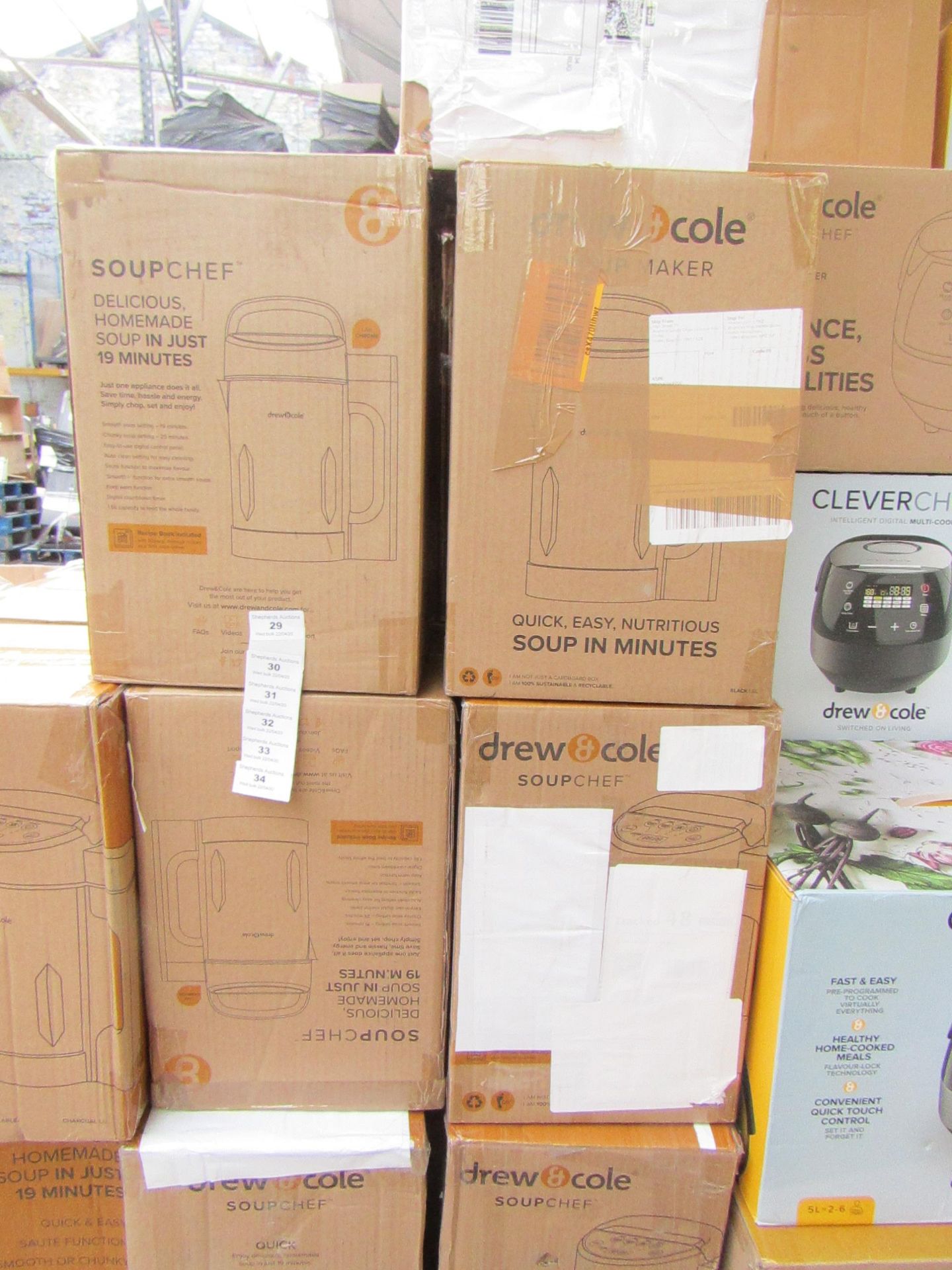 | 5X | DREW AND COLE SOUP CHEFS | BOXED AND UNCHECKED | NO ONLINE RESALE | SKU C 5060541516809 | RRP