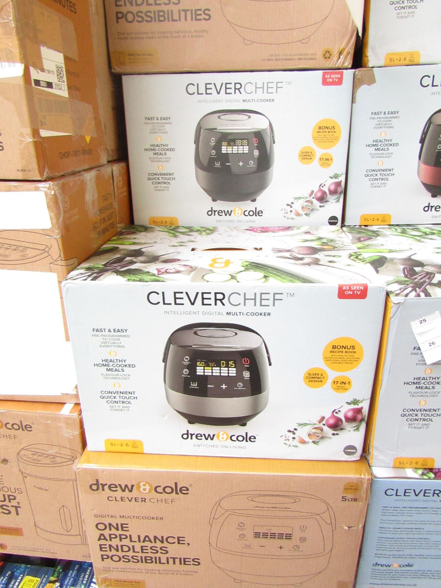 | 5x | DREW&COLE CLEVERCHEF | UNCHECKED AND BOXED | NO ONLINE RE-SALE | SKU C5060541511682 | RRP £