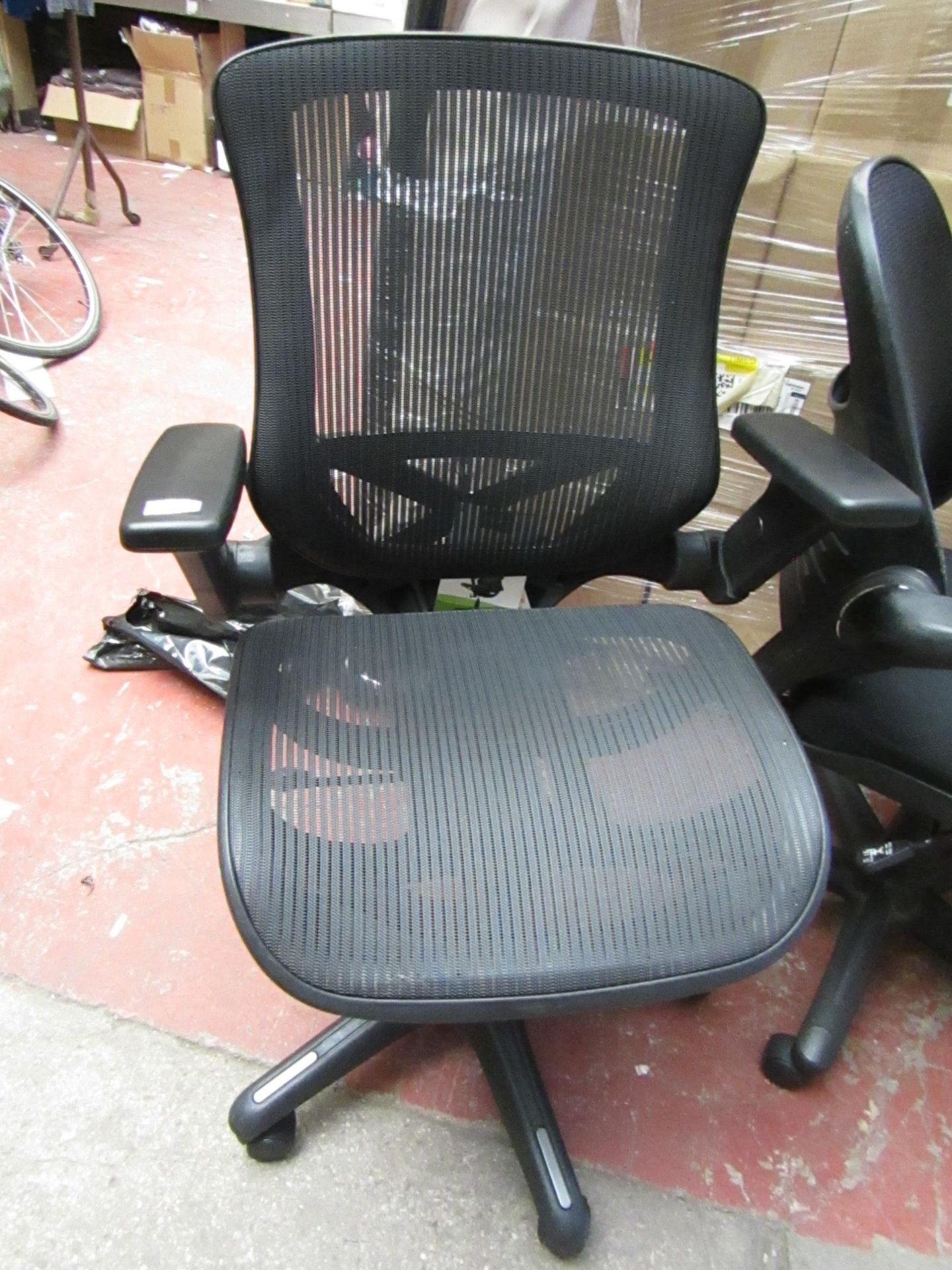 Costco Woven fabric office chair.