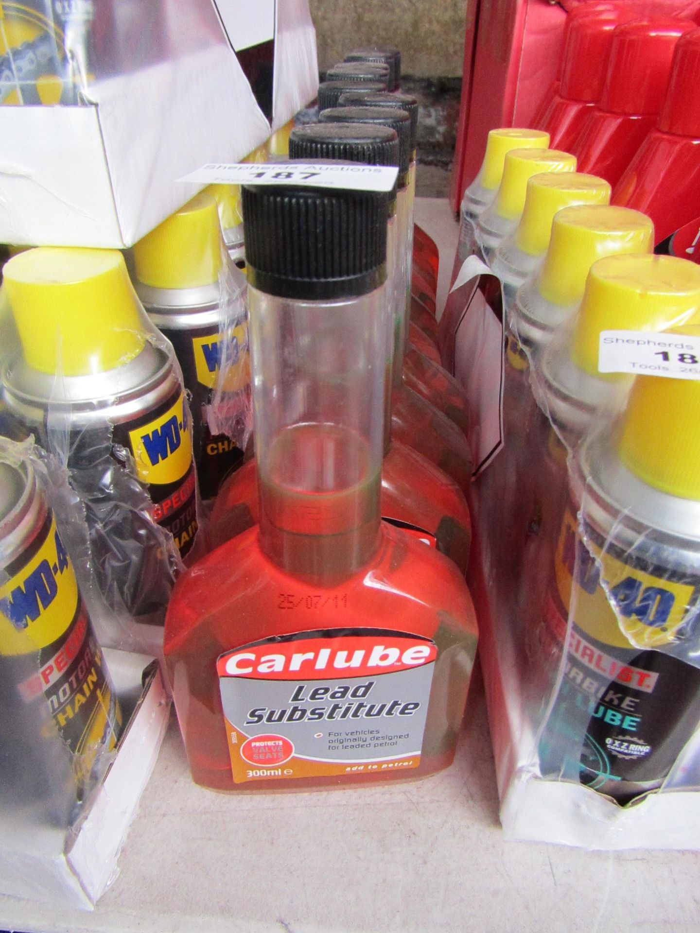 9x 30ml bottles of Car lube lead substitute