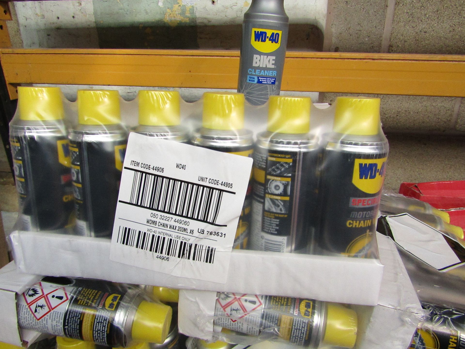 6x 200ml Canisters of WD 40 Motorbike chain wax, new