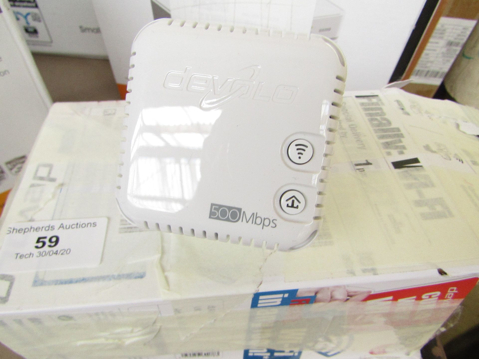 dLan -WiFi Extender 500mbps - Untested & Boxed.