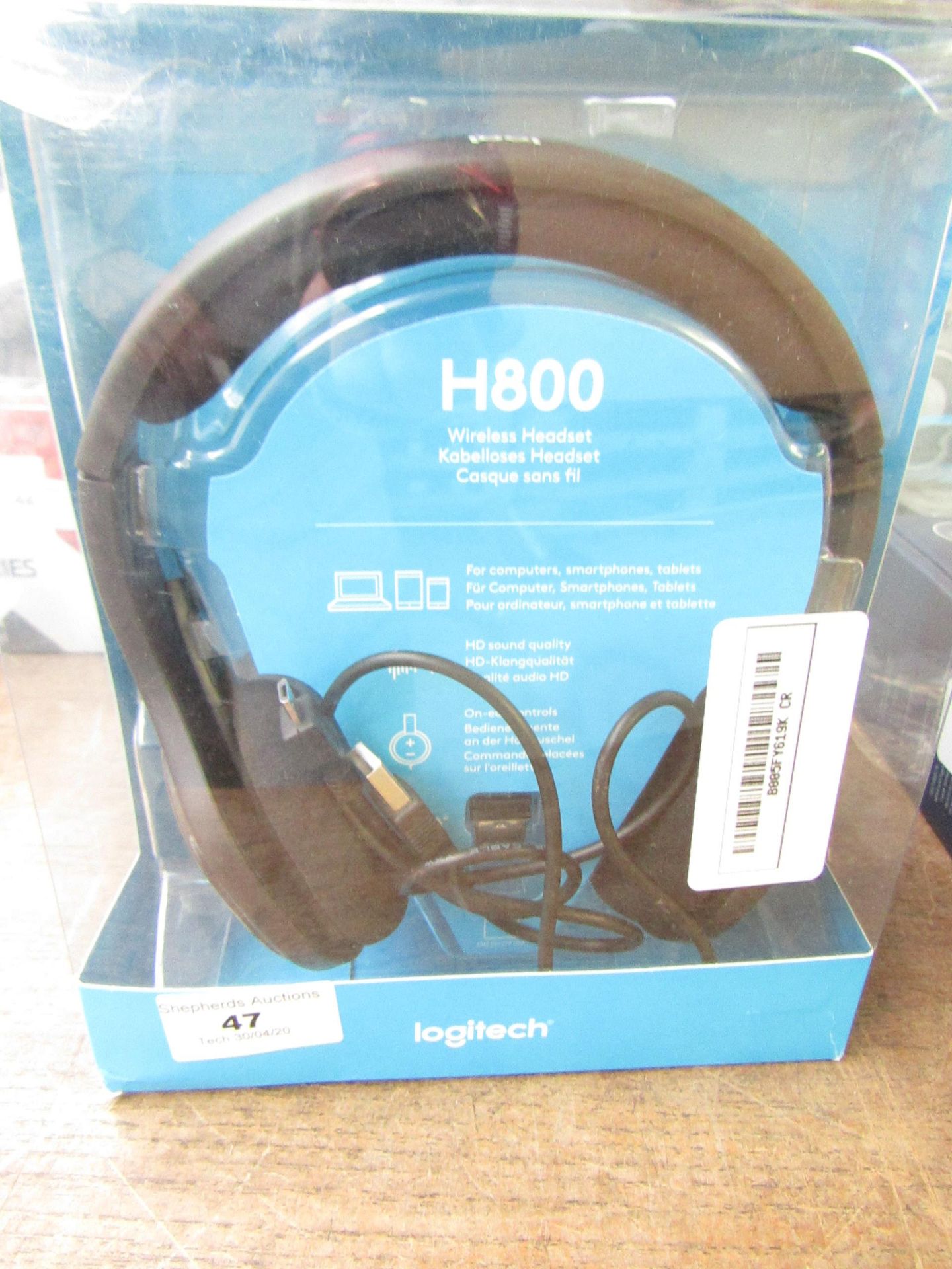 Logitech - H800 Wireless Headset - Tested Working for Sound & Boxed.