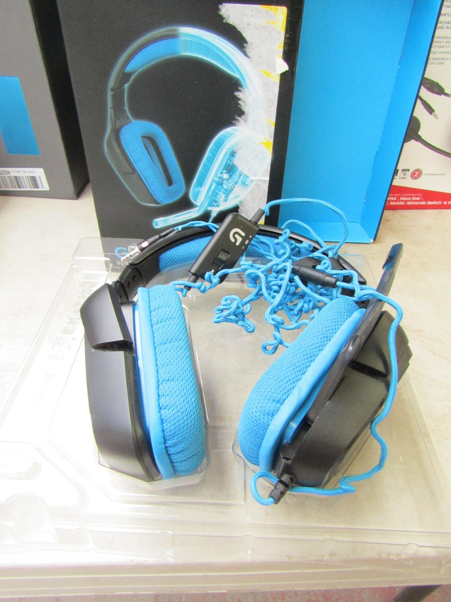 Logitech - G430 - Surround Sound Gaming Headset - Tested Working for Sound & Boxed.