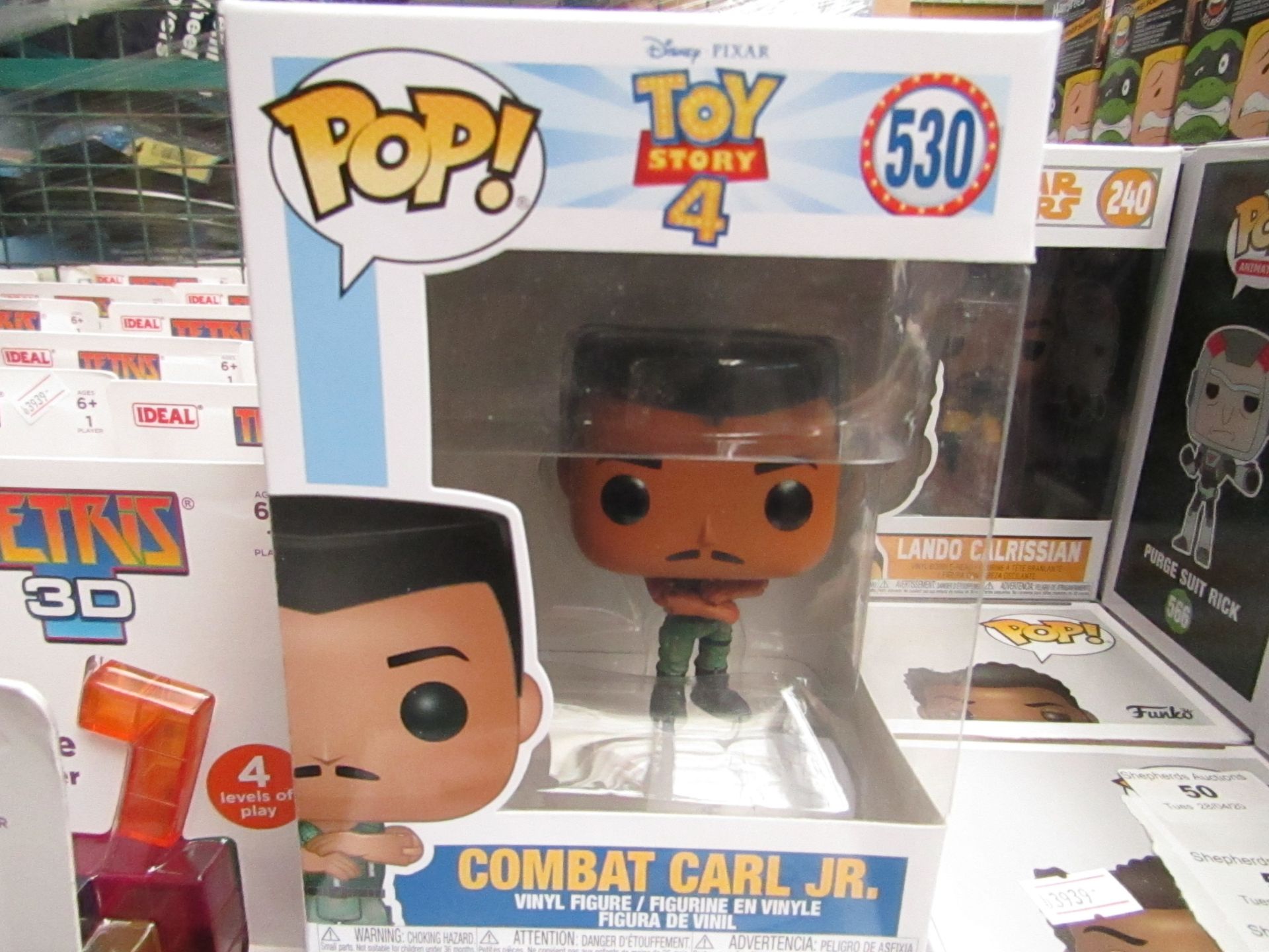 POP! - Toy Story 4 - Combat Carl JR. - Vinyl Figure - Collectable. New & Packaged.