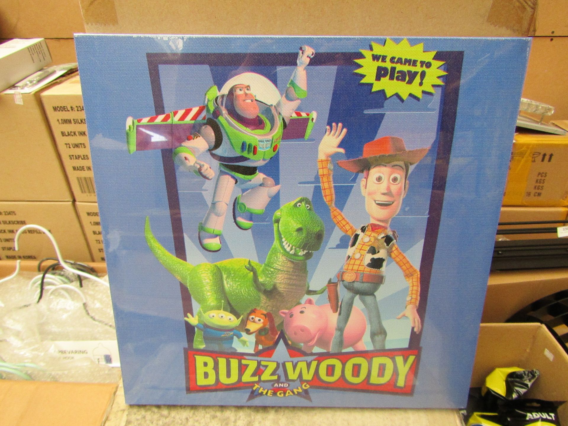 12x Toy Story picture Canvas - New & Boxed.