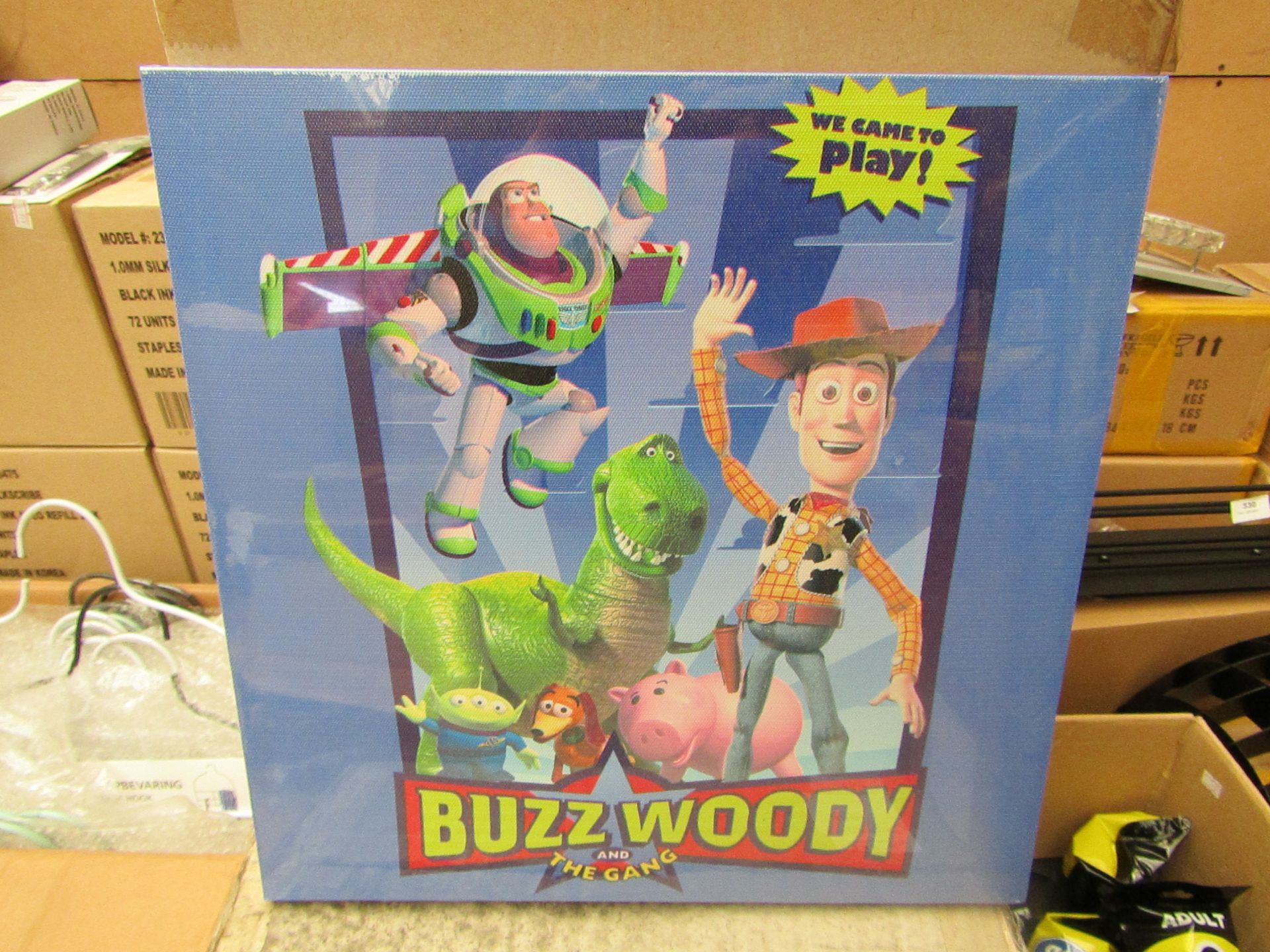 12x Toy Story picture Canvas - New & Boxed.