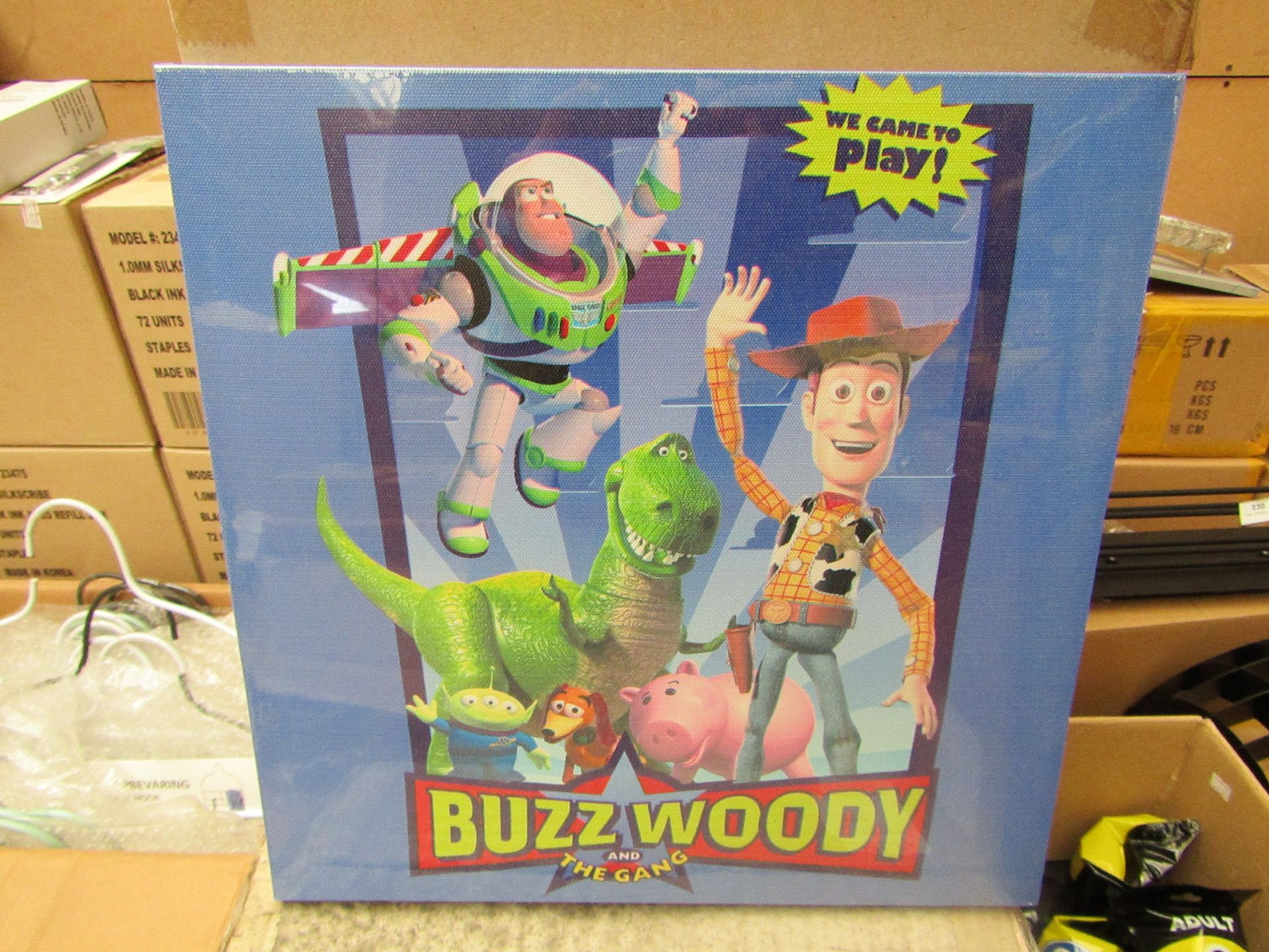 12x Toy Story picture Canvas - New & Boxed.