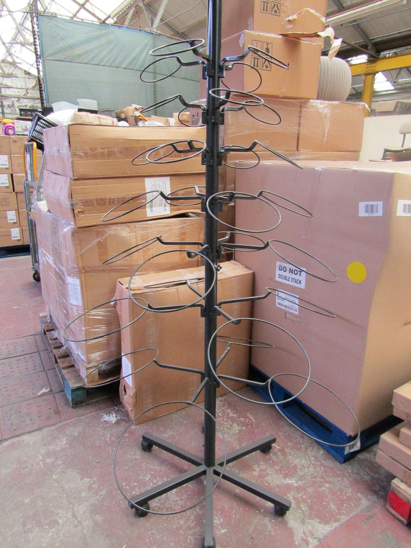 Extra Large Saucer Iron Display - (For Various Plant Pots) - Unchecked & Boxed.