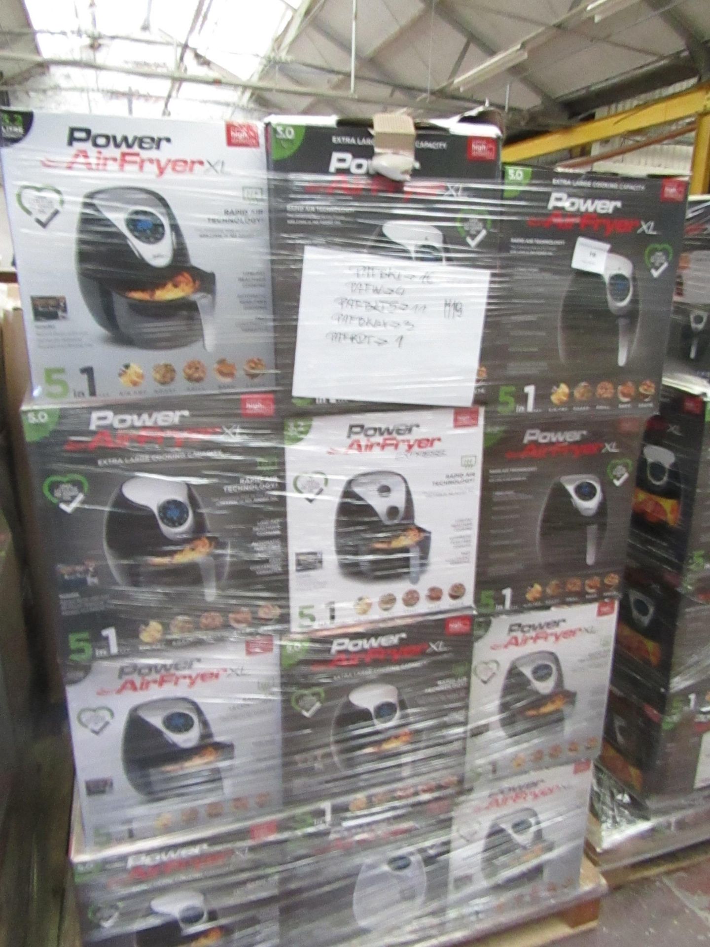 | 35x |POWER AIR FRYER XL | UNCHECKED AND BOXED | NO ONLINE RESALE | SKU C5060191469838 | RRP £69.99