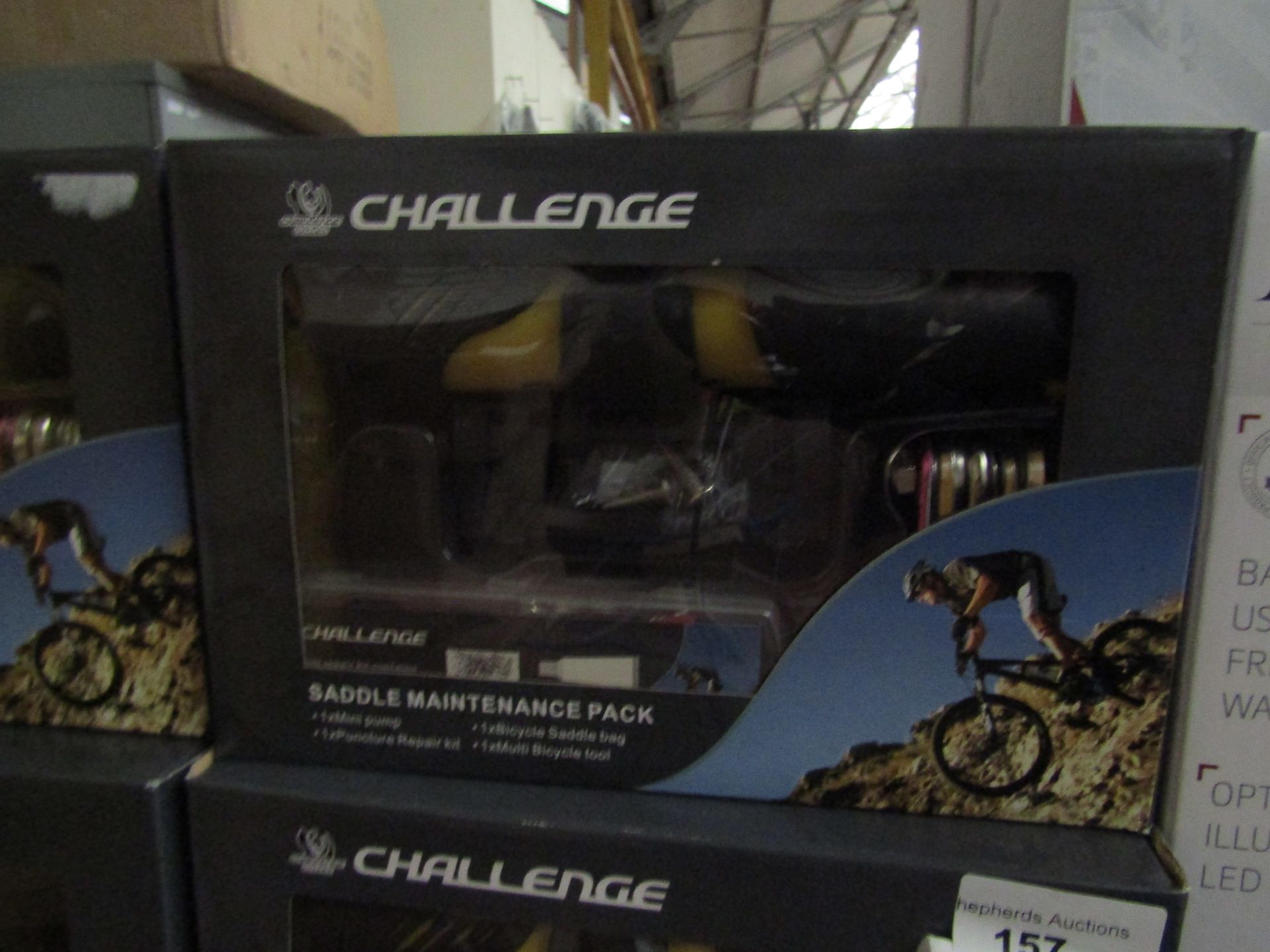 Challenge Bike Maintenance Pack. Incl Pump, Repair kit, Multitool & Bag. New & Boxed