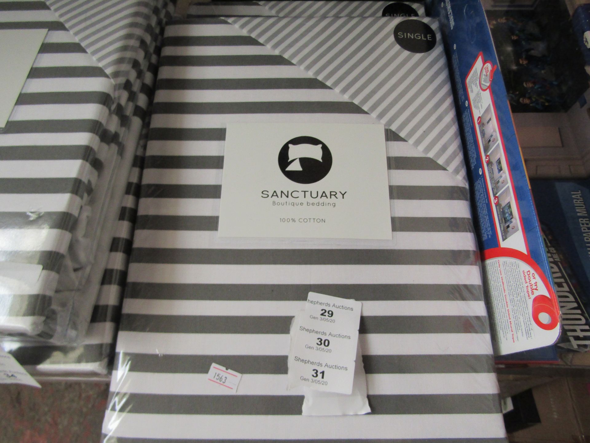 Sanctuary Harper Mono Single Duvet Set. New & Packaged