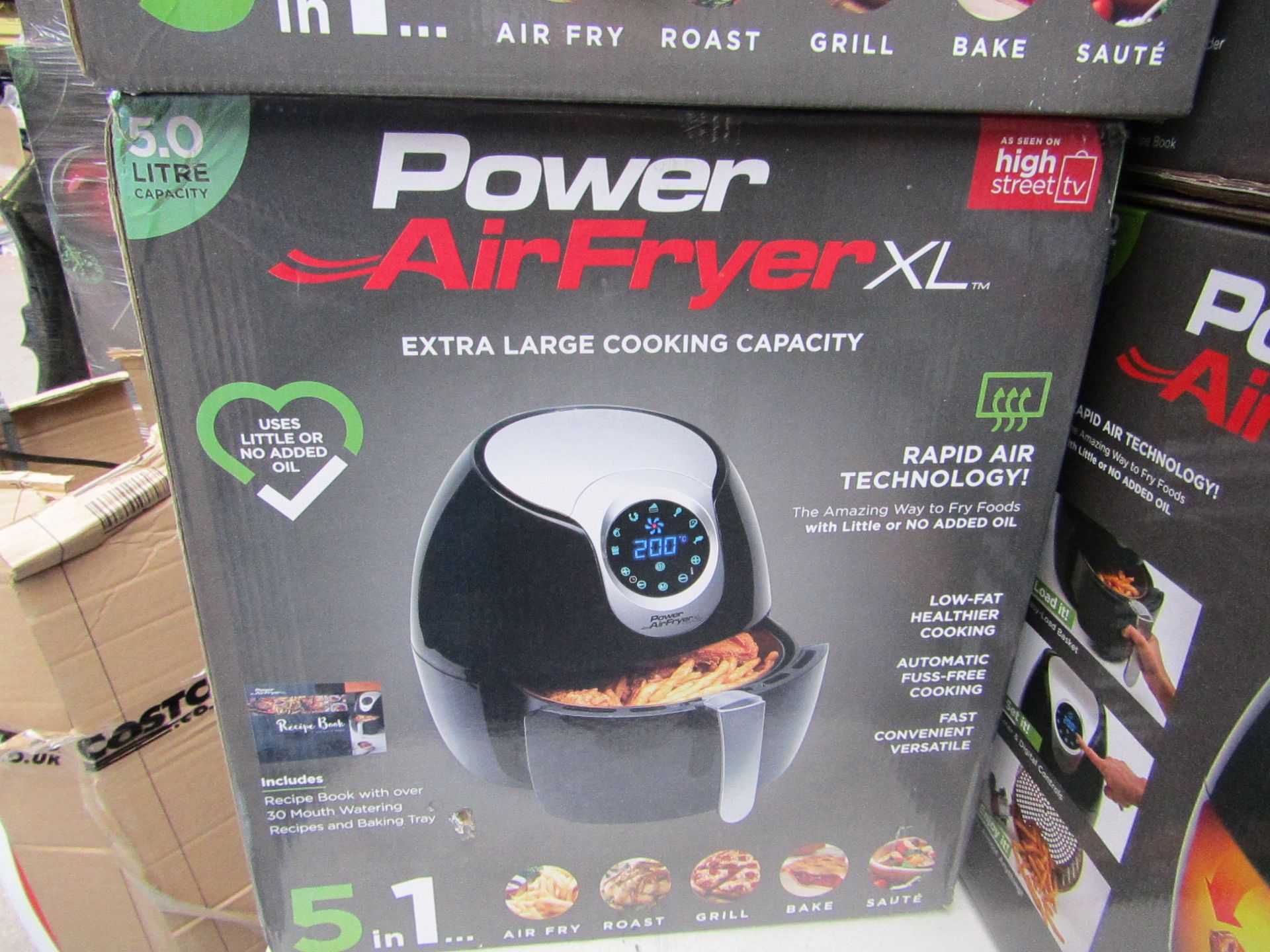 | 1x | POWER AIR FRYER XL 5LTR | UNCHECKED AND BOXED | MNO ONLINE RESALE | RRP £99.99 |