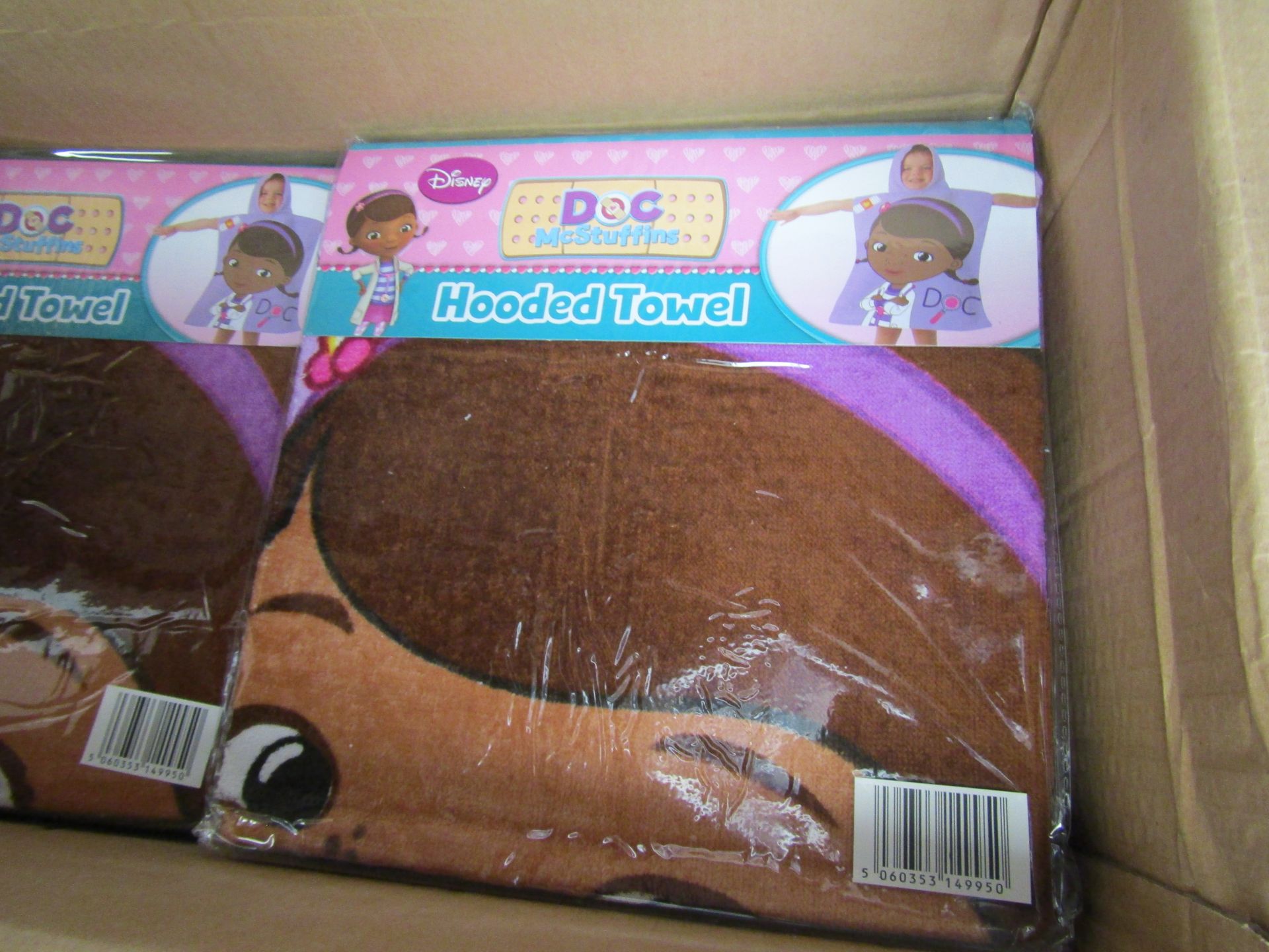 Doc McStuffin Hooded Towel. New & packaged