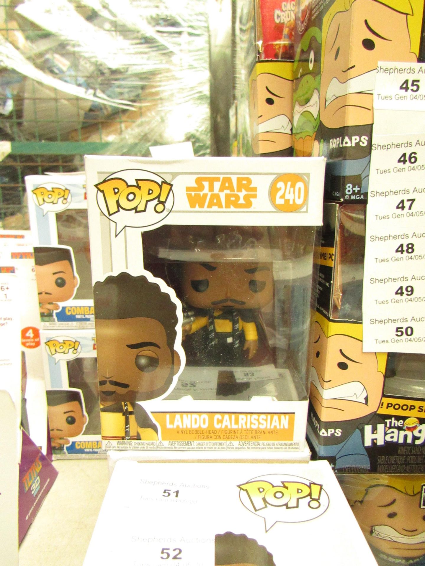 POP! - StarWars - Lando Calrissian - Vinyl Figure - Collectable. New & Packaged.