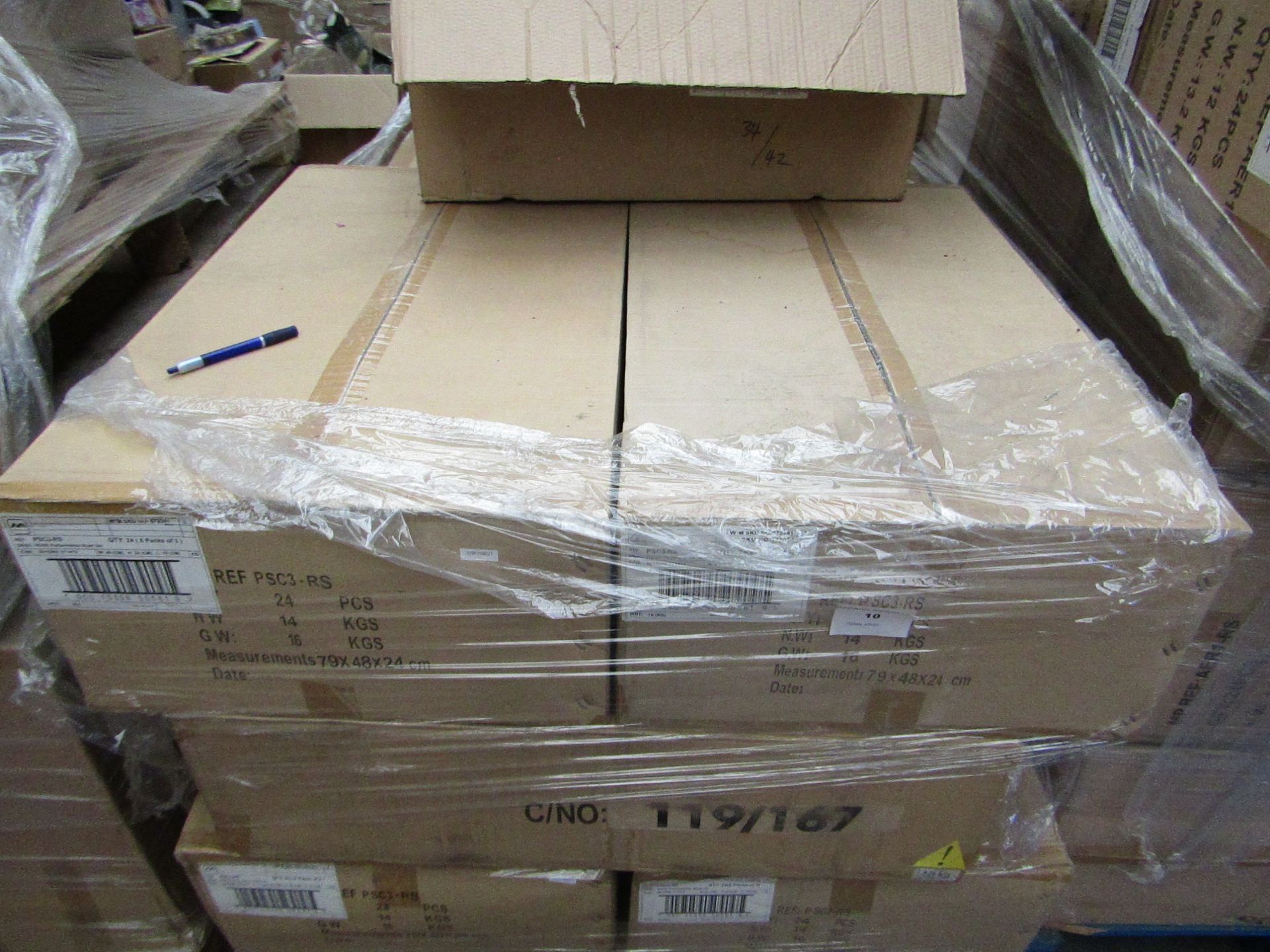 Pallet of 288 Scart leads, new and boxed