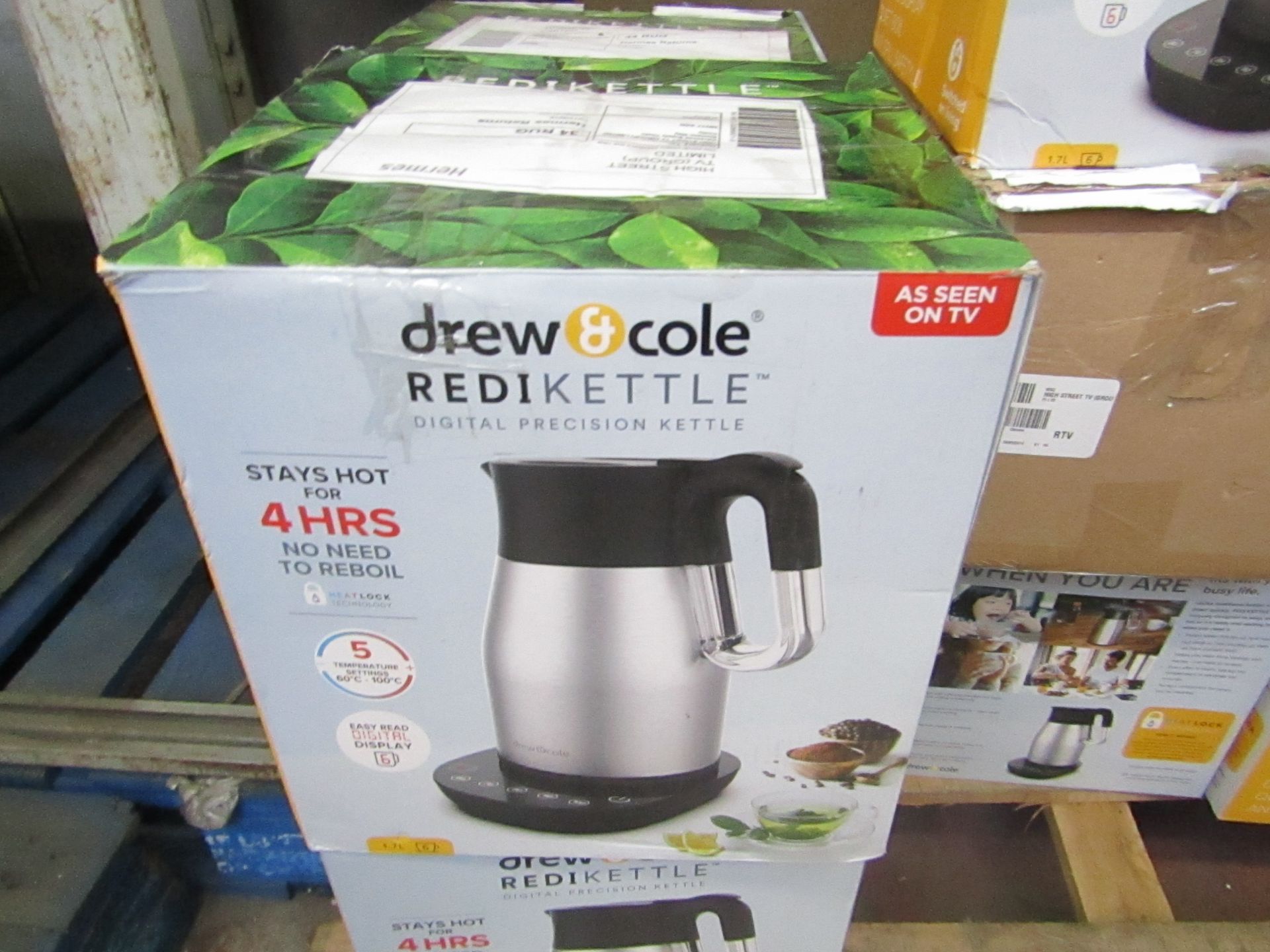 | X | DREW AND COLE REDIKETTLE 1.7L | UNCHECKED AND BOXED | NO ONLINE RE-SALE | SKU C5060541513594 |