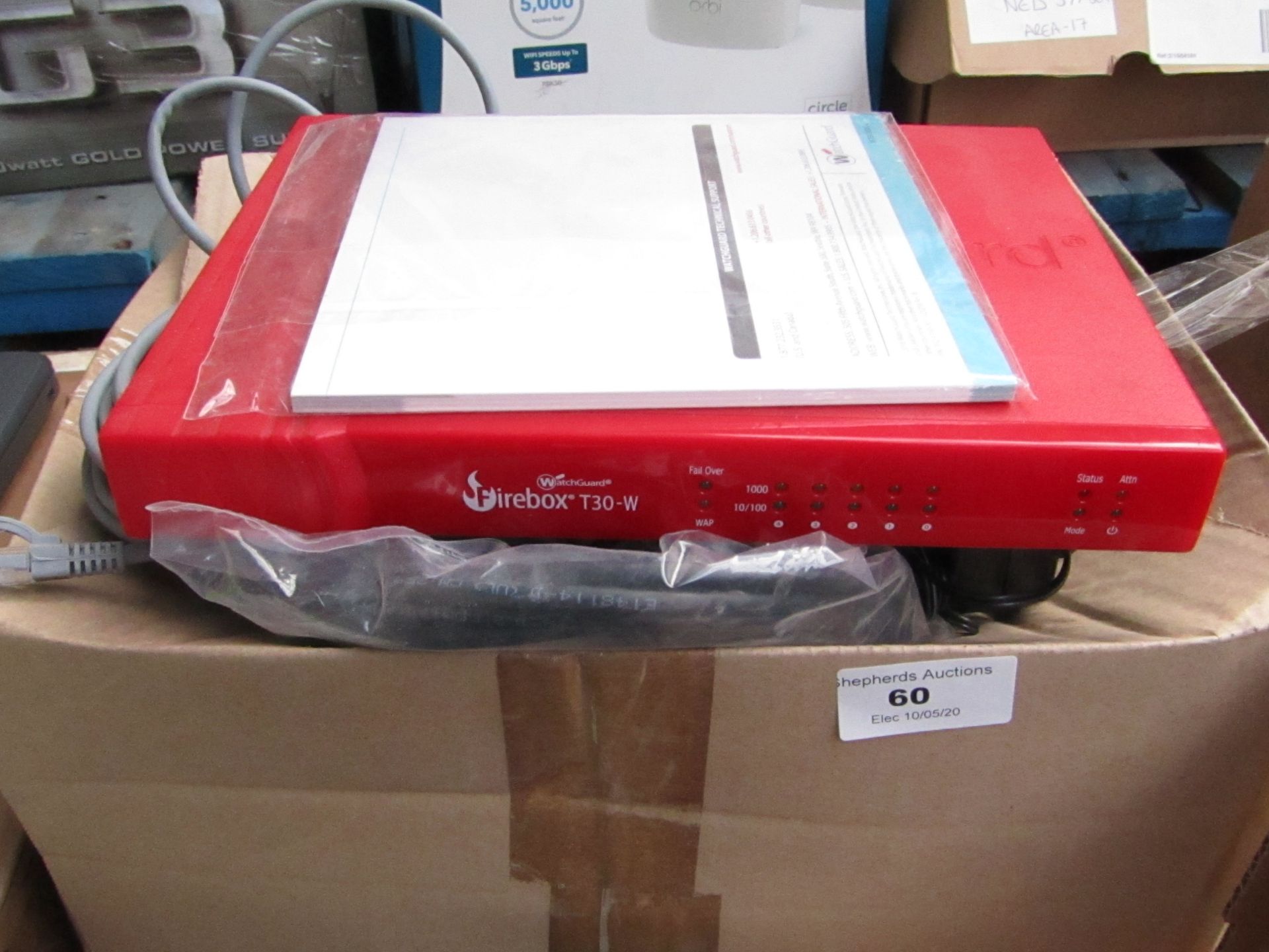 Watch Guard Firebox T30-W, untested and boxed.