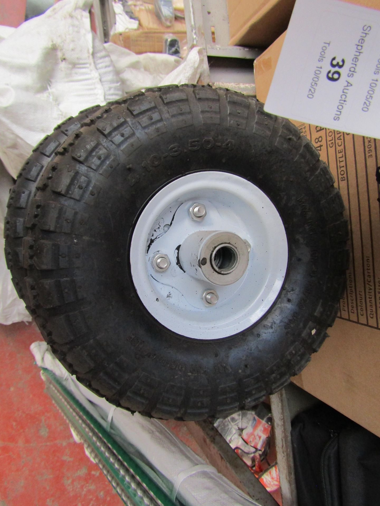 Replacement sack truck wheel unused