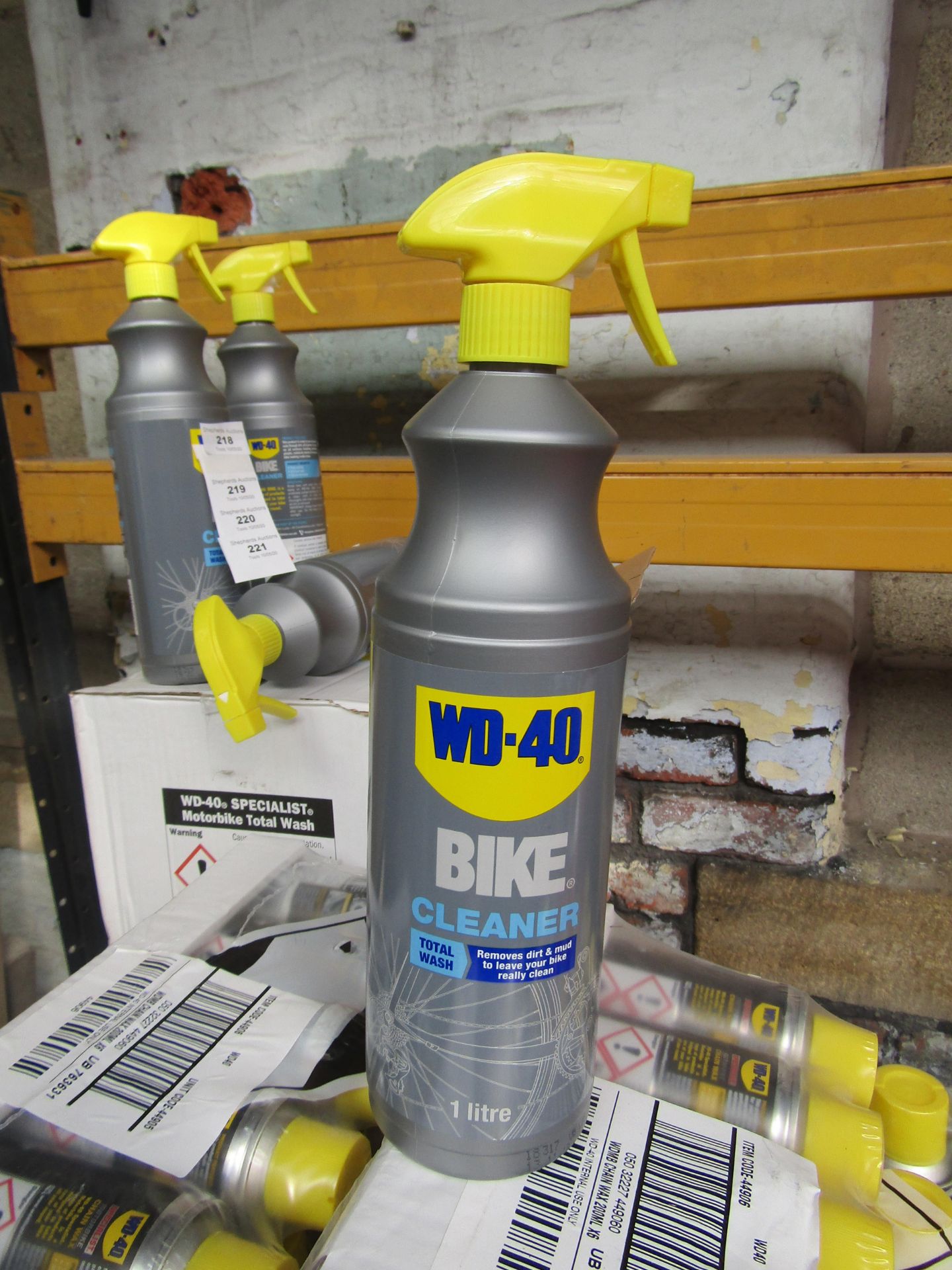 4x 1ltr spray bottles of WD40 Bike Cleaner, new