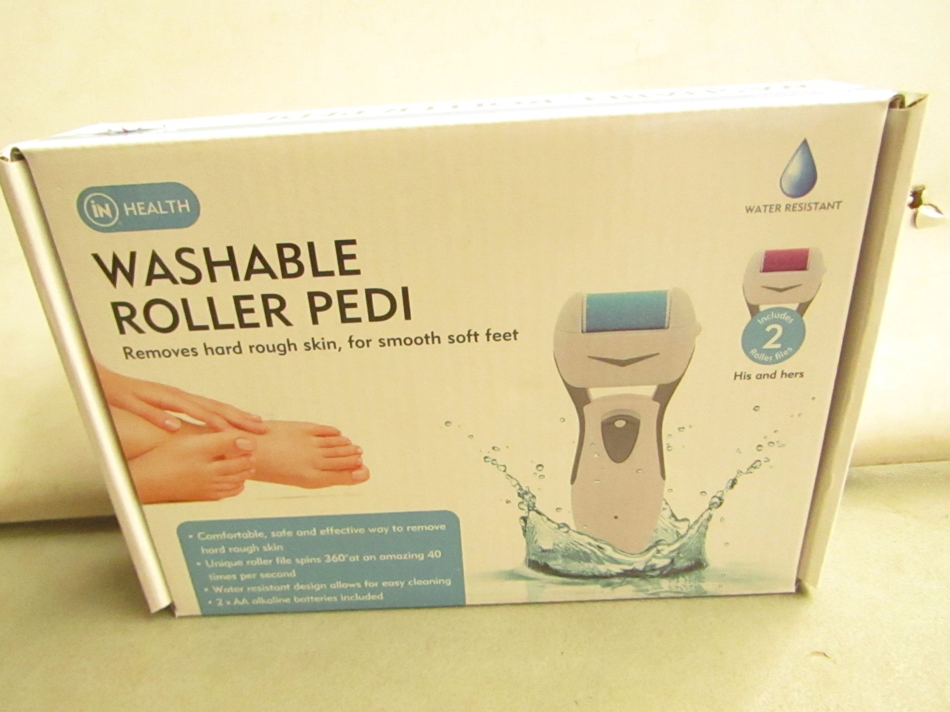 InHealth Washable Roller Pedi. New & Boxed