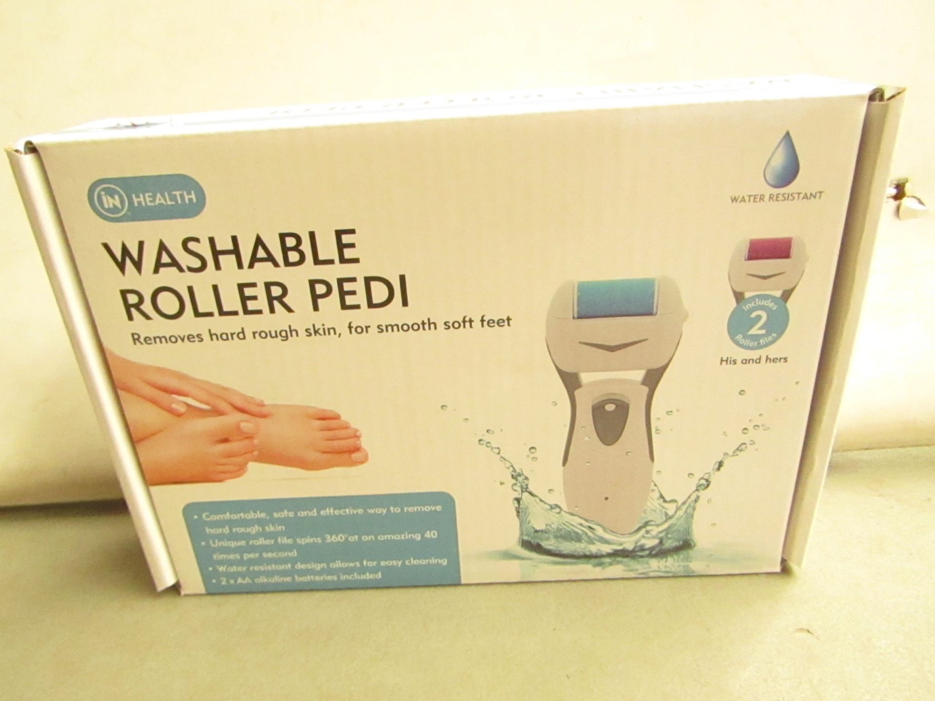 InHealth Washable Roller Pedi. New & Boxed