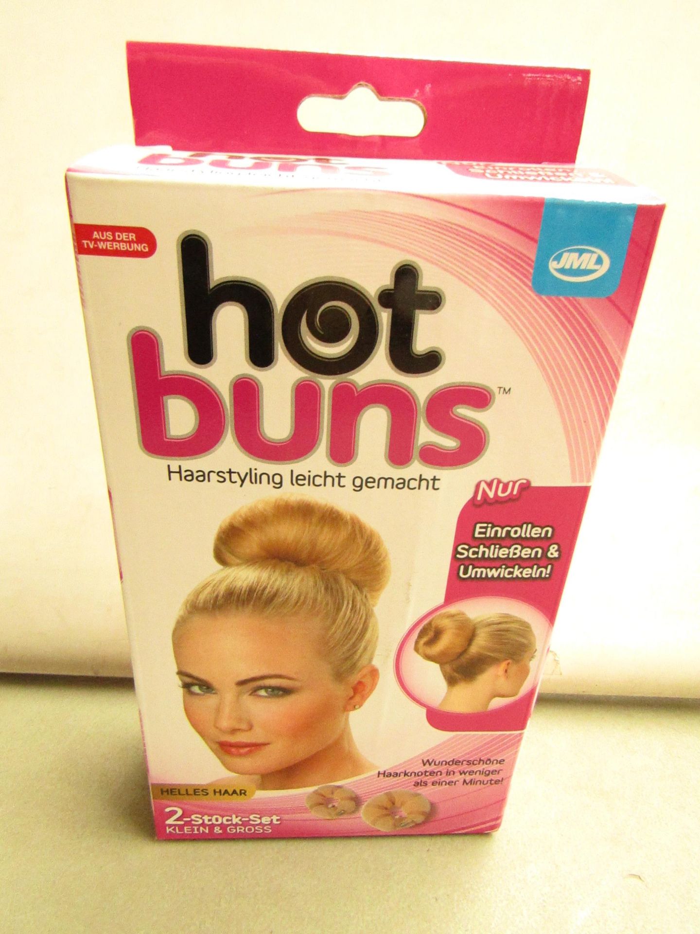 4 x JML Hot Buns Sets For Blonde Hair. New & Boxed