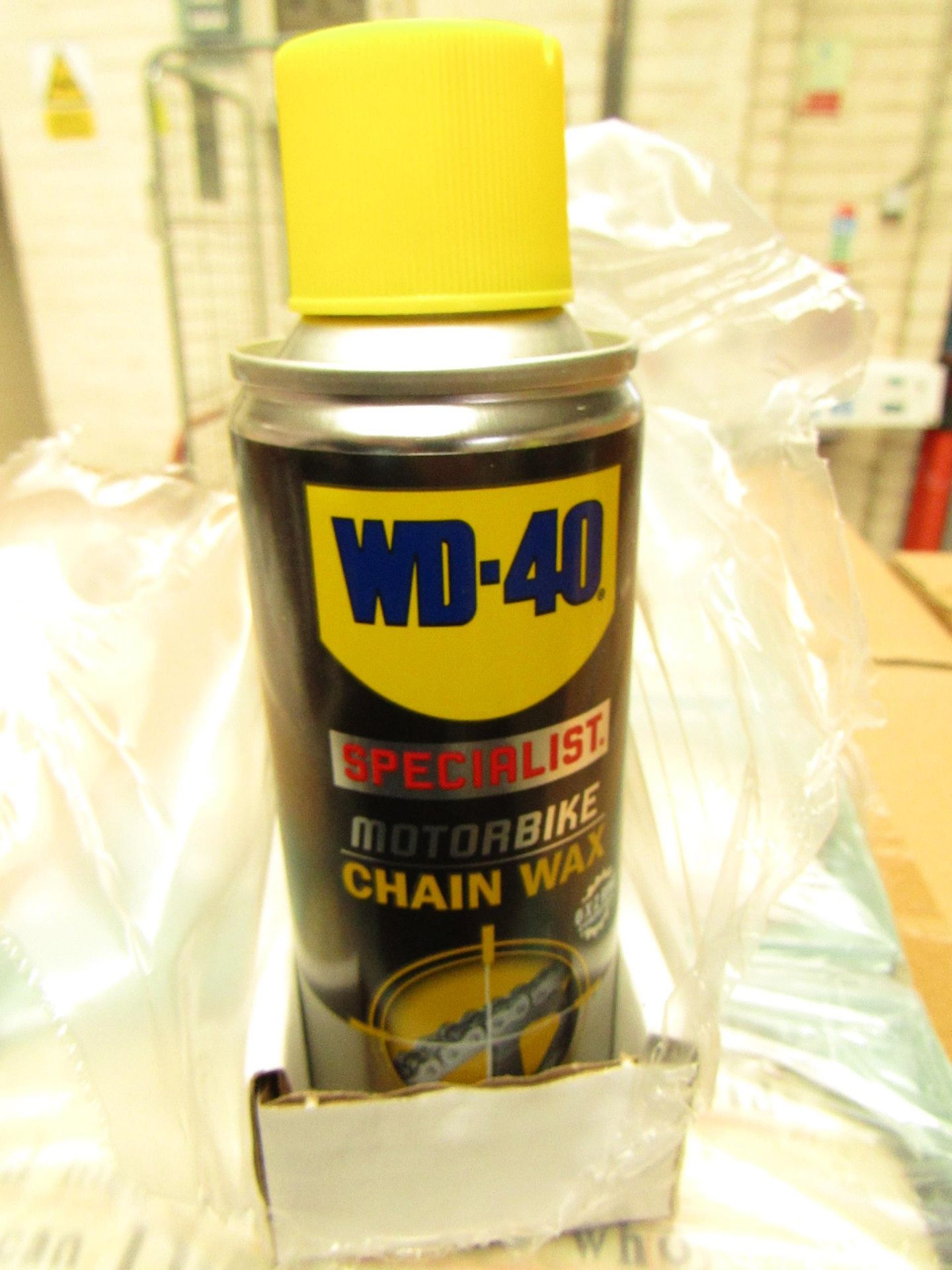 6 x 200ml WD-49 Specalist Motorbike Chain Wax. Unused & Packaged