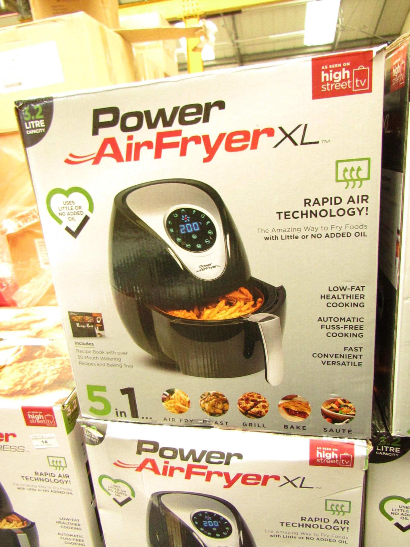 | 1X | POWER AIR FRYER 3.2L | UNCHECKED AND BOXED | NO ONLINE RE-SALE | SKU C5060191469838 | RRP £