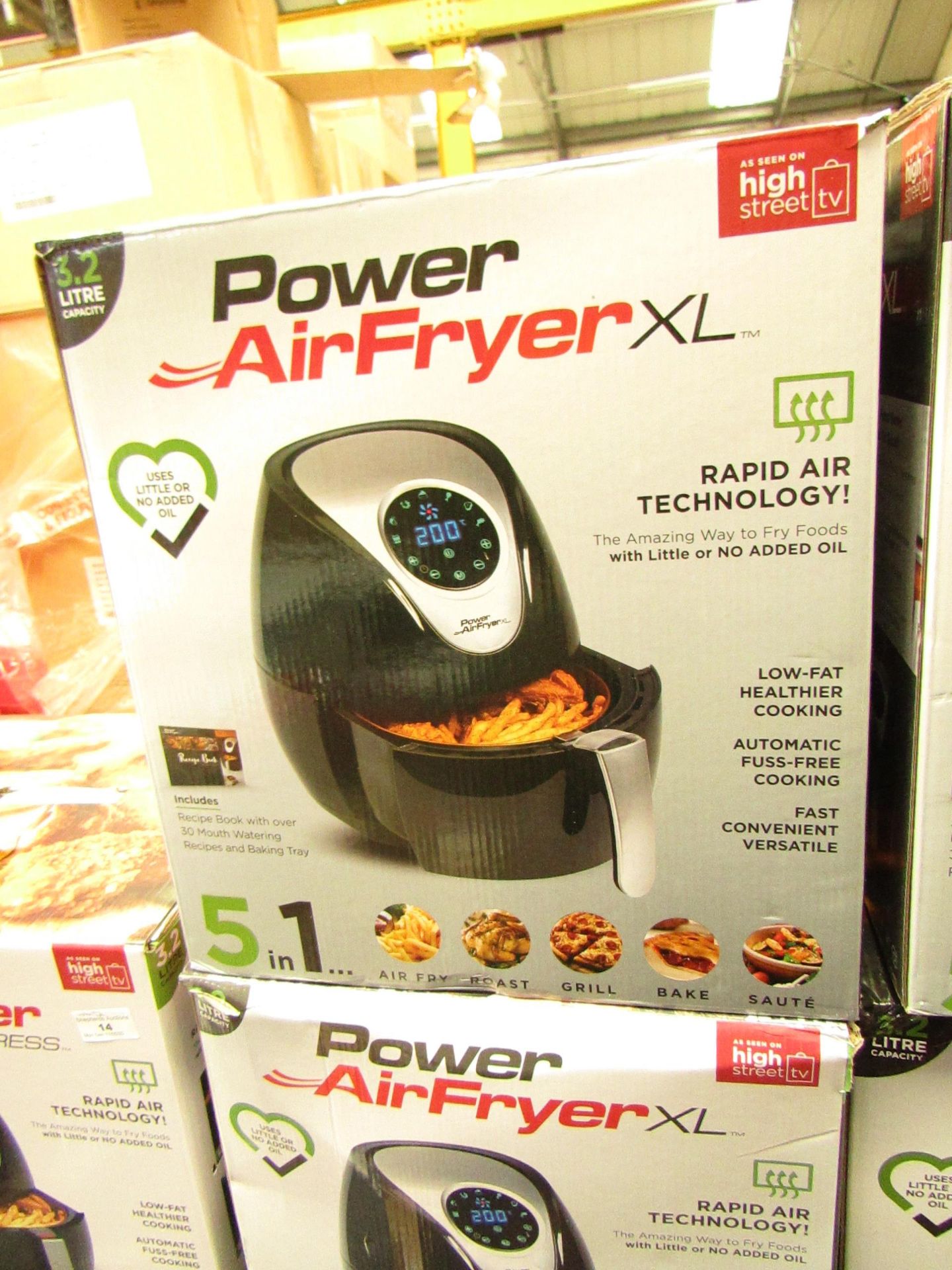 | 1X | POWER AIR FRYER 3.2L | UNCHECKED AND BOXED | NO ONLINE RE-SALE | SKU C5060191469838 | RRP £