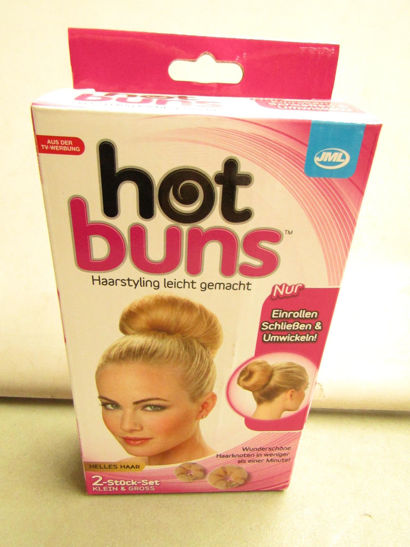 4 x JML Hot Buns Sets For Blonde Hair. New & Boxed