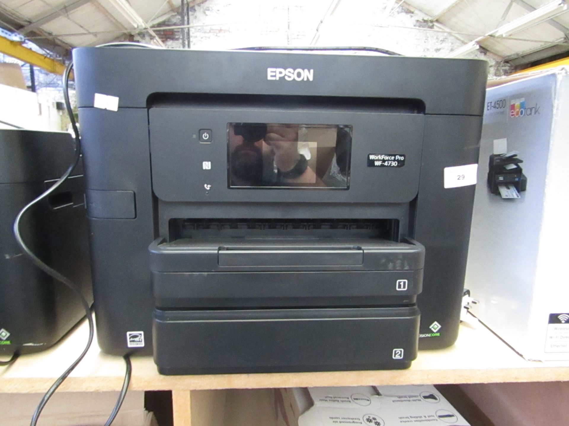 Epson Workforce Pro WF4730 all in one printer, unchecked and no boxed