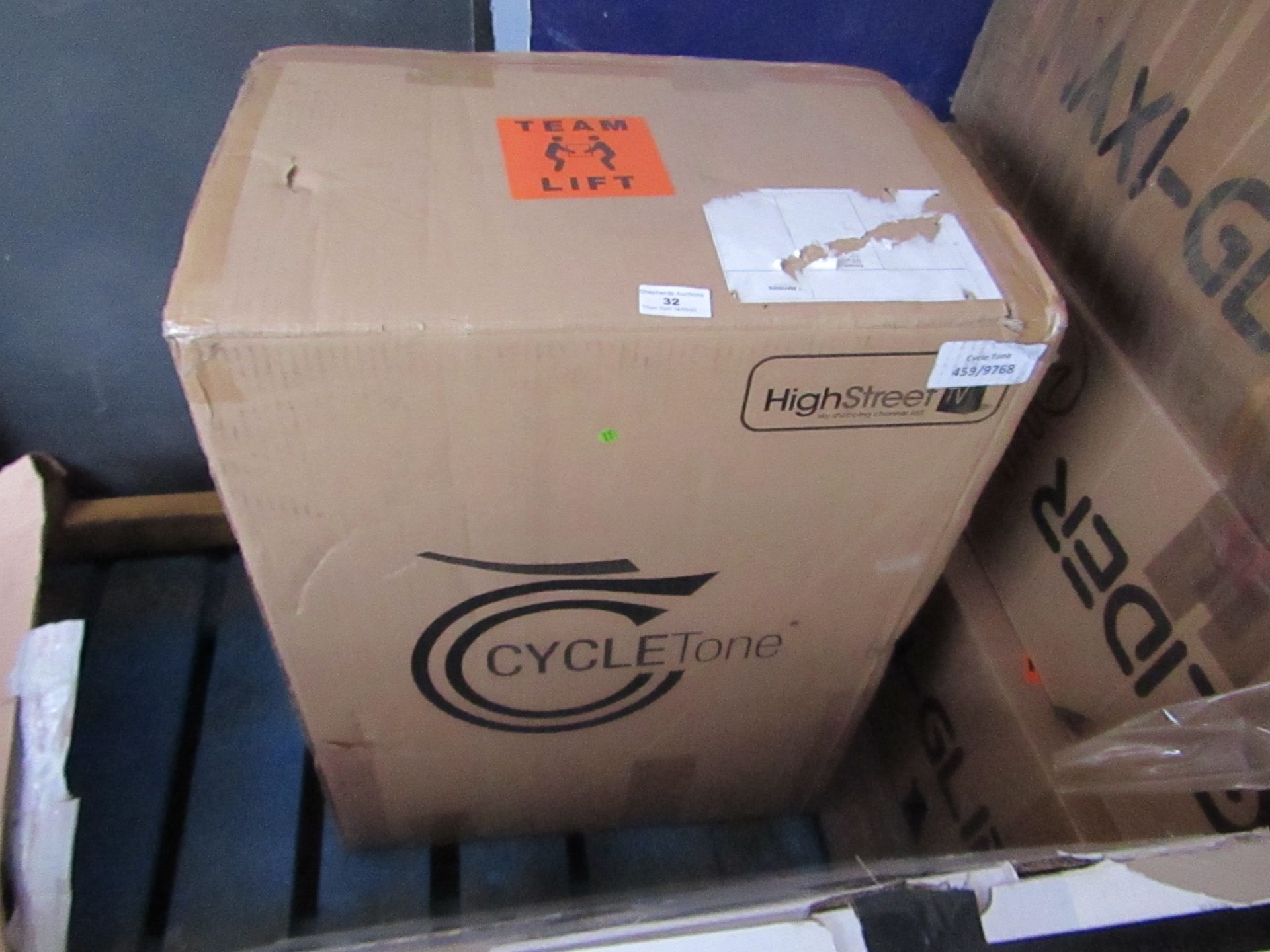 | 1X | CYCLE TONE EXERCISE BIKE | UNCHECKED AND BOXED | NO ONLINE RESALE | SKU - | RRP £99.99 |