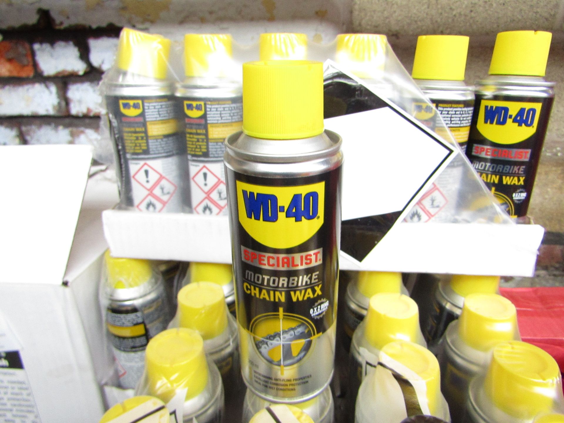 6x 200ml Canisters of WD 40 Motorbike chain wax, new