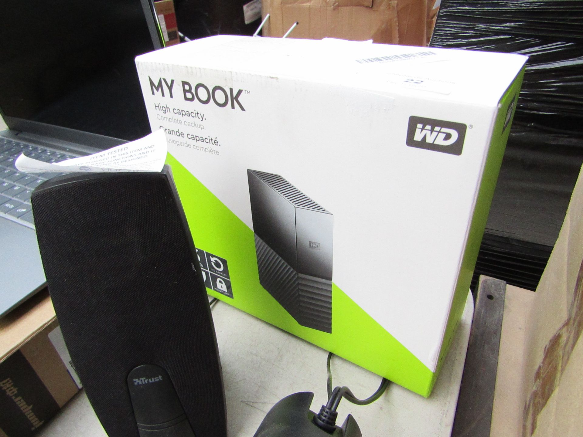 Western Digital My Book 3TB backup, untested and boxed.