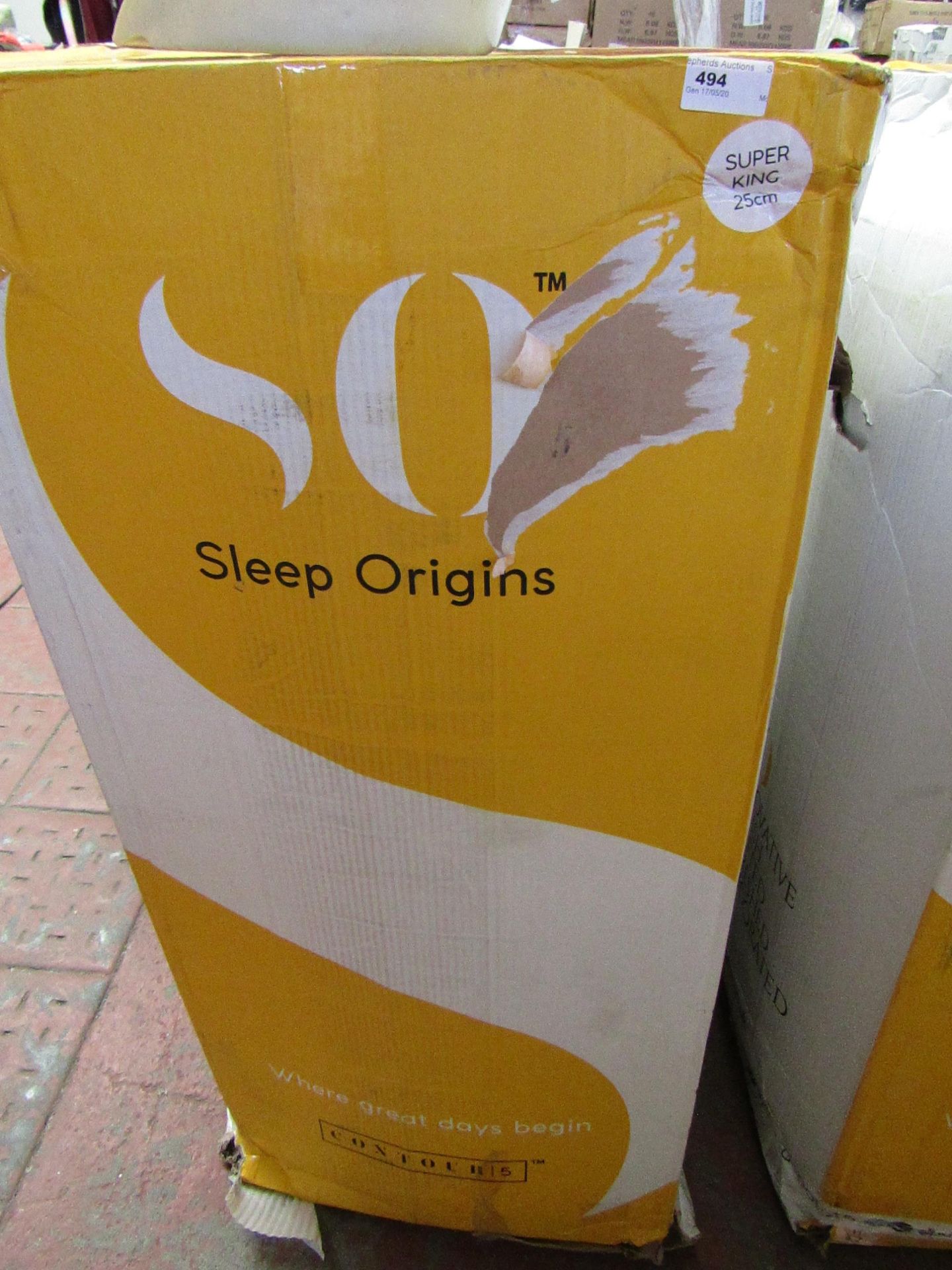 | 1X | SLEEP ORIGINS SUPERKING ROLLED MATTRESS | UNCHECKED AND BOXED | NO ONLINE RE-SALE |  | RRP £