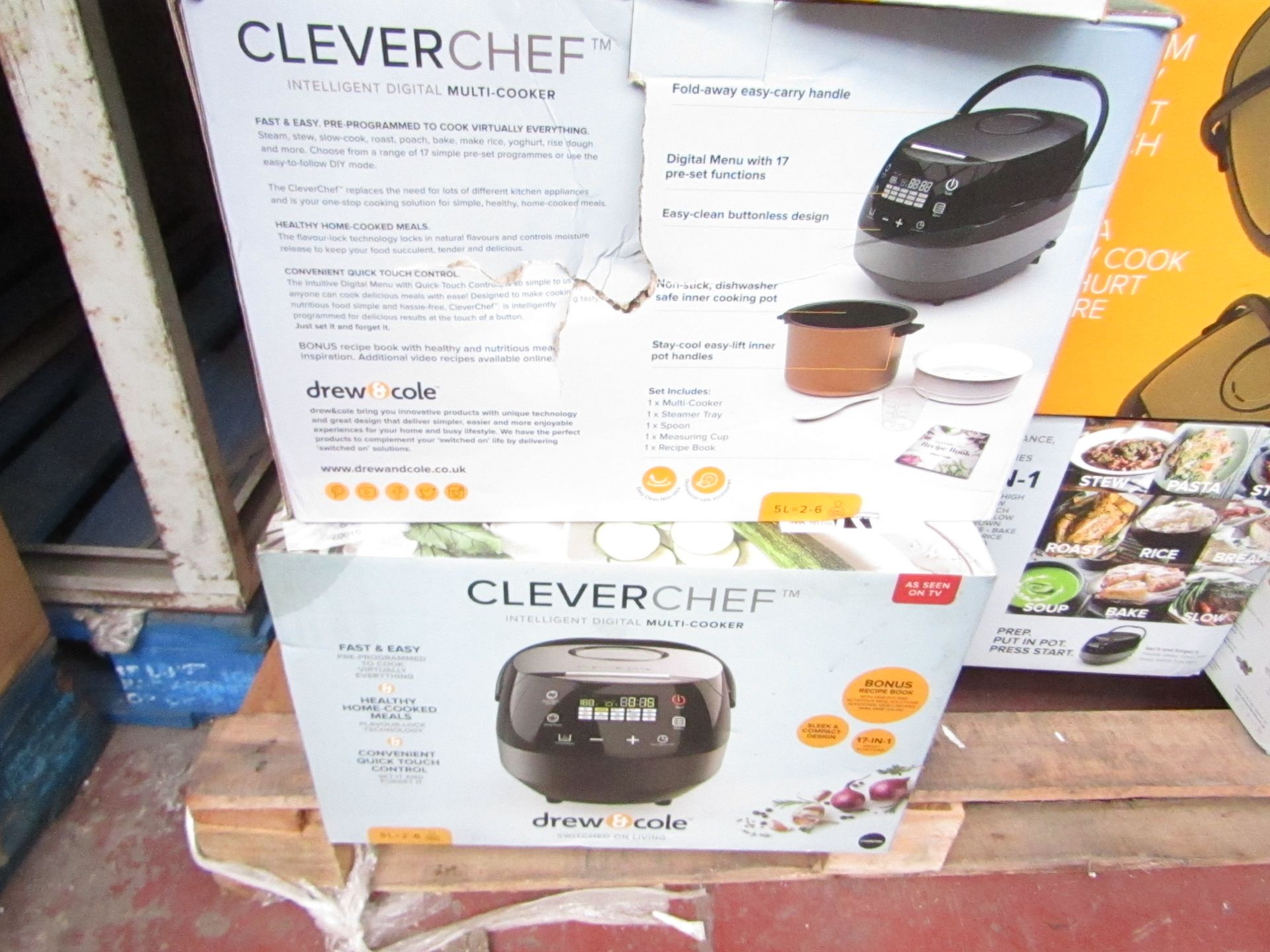 | 4x | DREW&COLE CLEVERCHEF | UNCHECKED AND BOXED | NO ONLINE RE-SALE | SKU 5060541511682 | RRP £