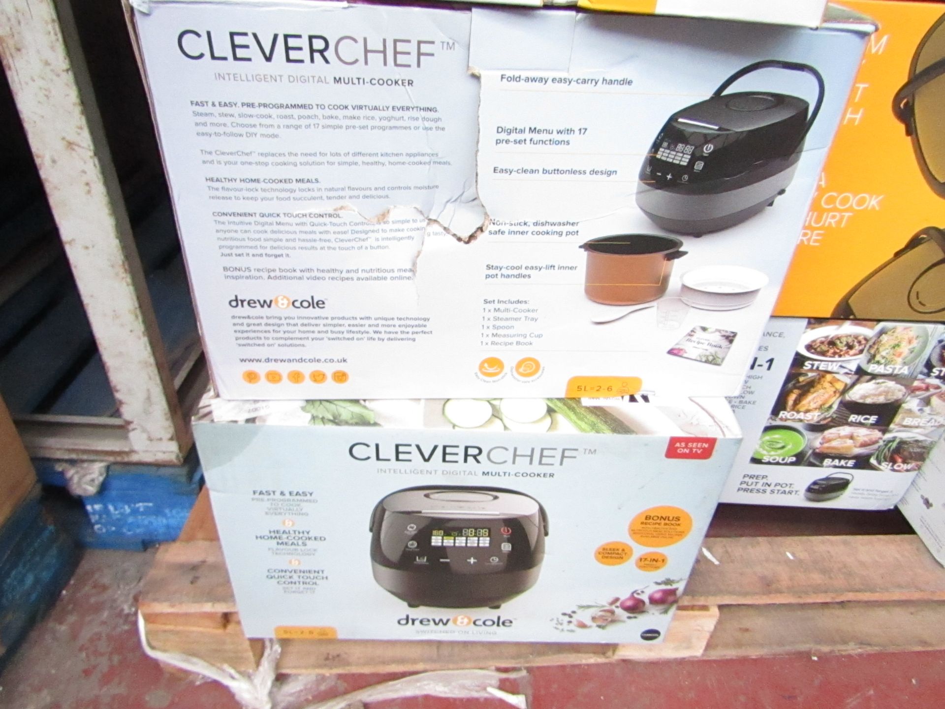 | 4x | DREW&COLE CLEVERCHEF | UNCHECKED AND BOXED | NO ONLINE RE-SALE | SKU 5060541511682 | RRP £