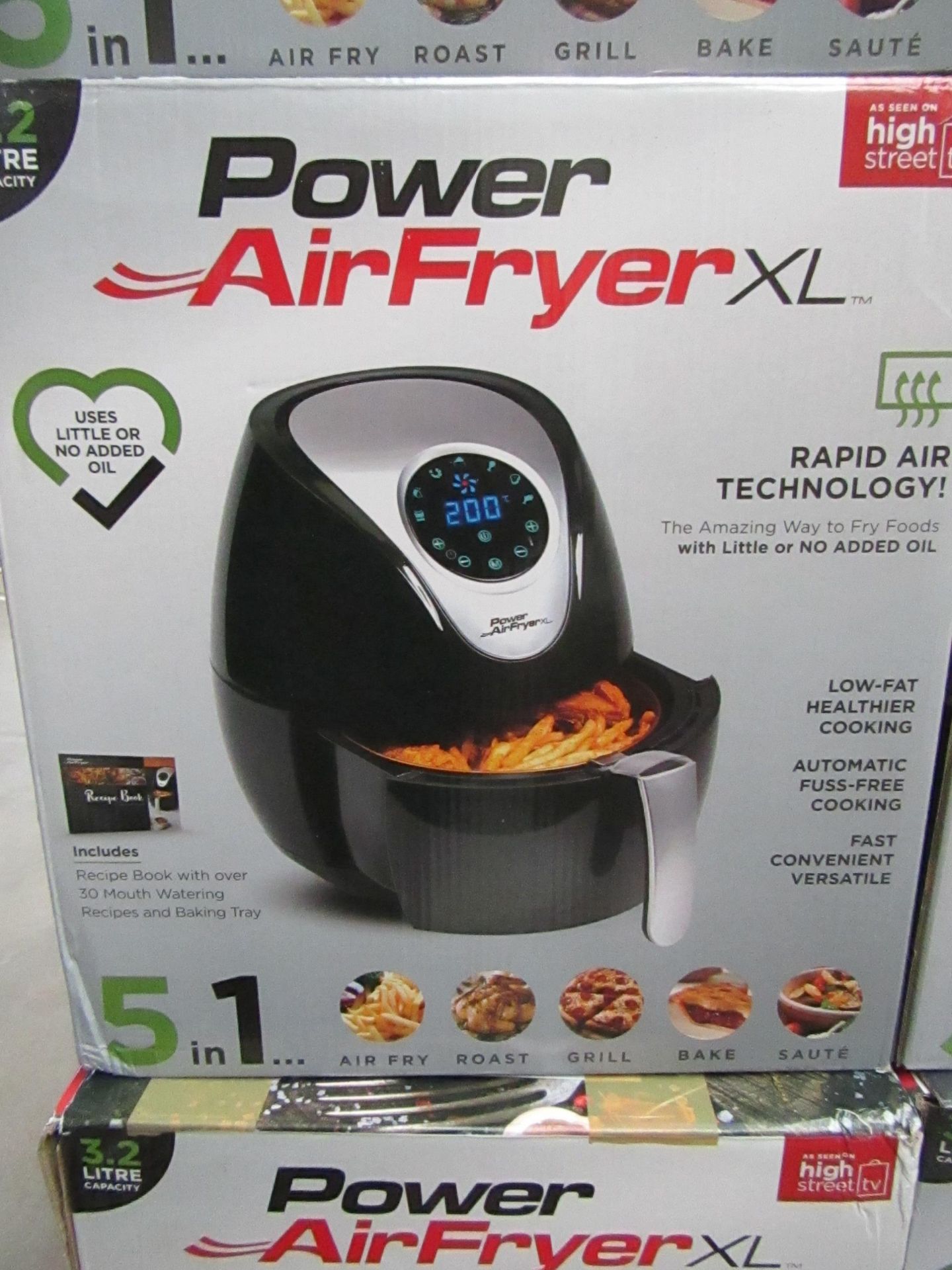 | 1X | POWER AIR FRYER 3.2L | UNCHECKED AND BOXED | NO ONLINE RE-SALE | SKU C5060191469838 | RRP £