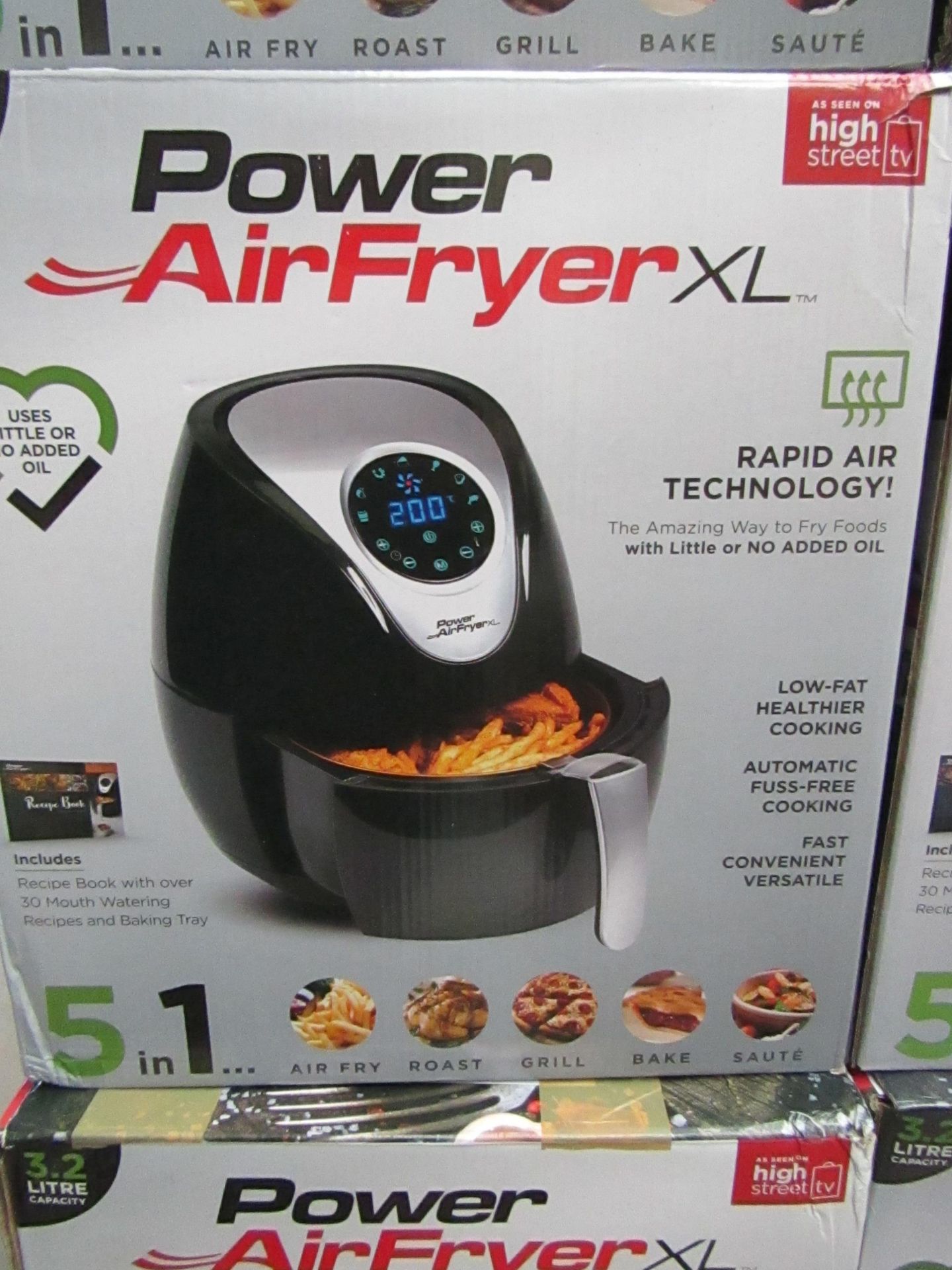 | 1X | POWER AIR FRYER 3.2L | UNCHECKED AND BOXED | NO ONLINE RE-SALE | SKU C5060191469838 | RRP £