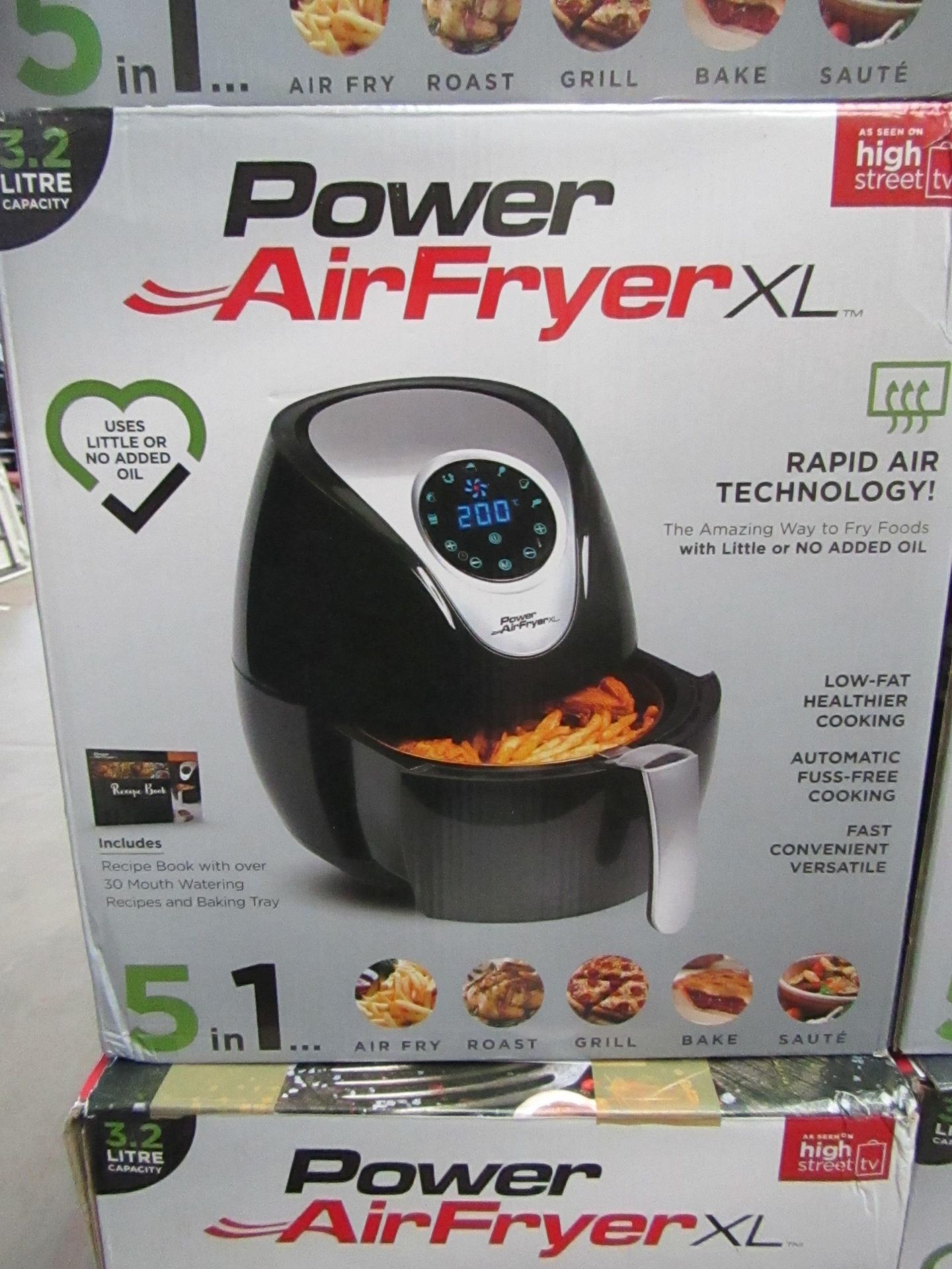 | 1X | POWER AIR FRYER 3.2L | UNCHECKED AND BOXED | NO ONLINE RE-SALE | SKU C5060191469838 | RRP £