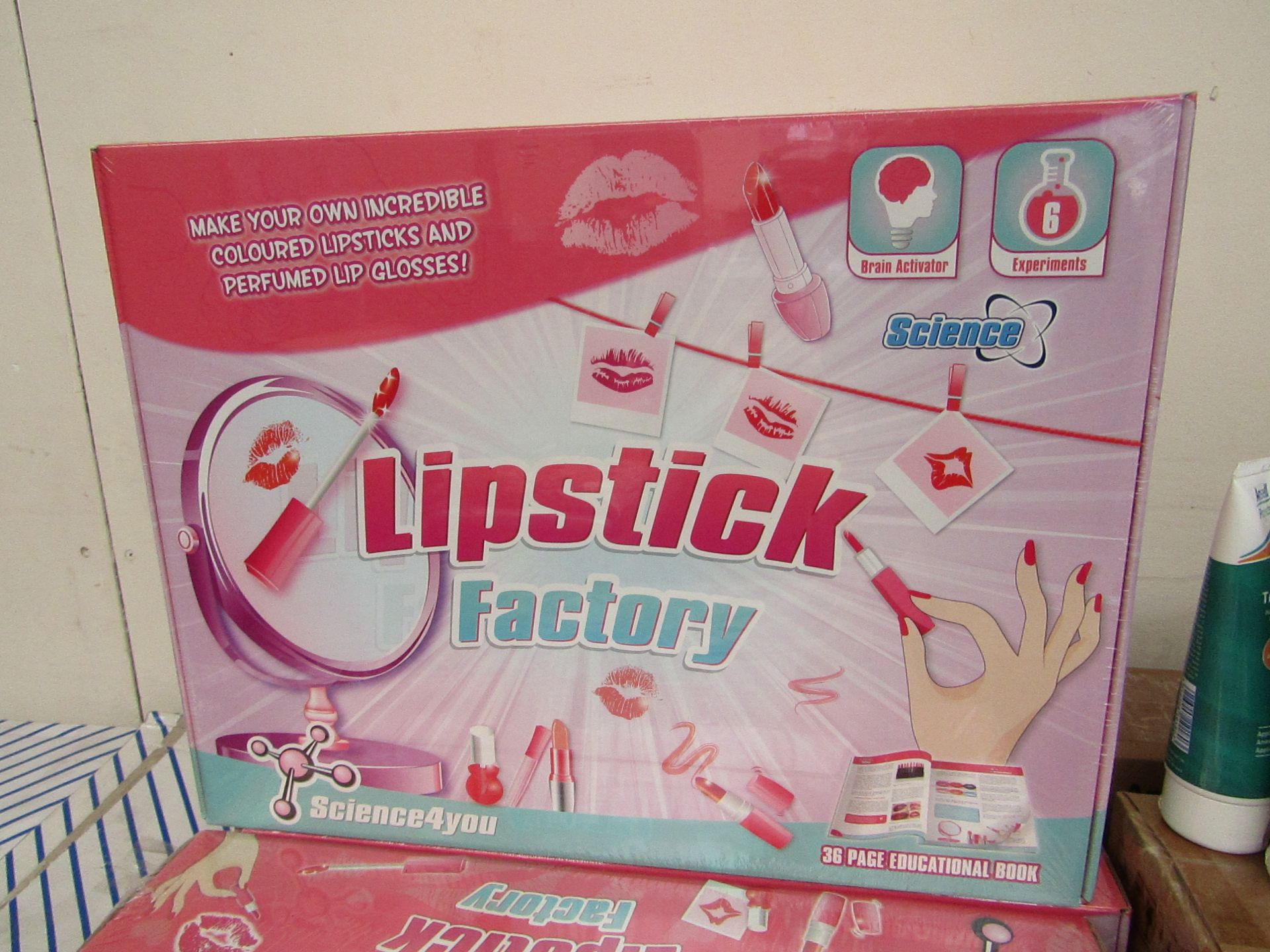 Science 4 You Lipstick Factory. Make your own Lipsticks & Glosses. New In an Sealed Box