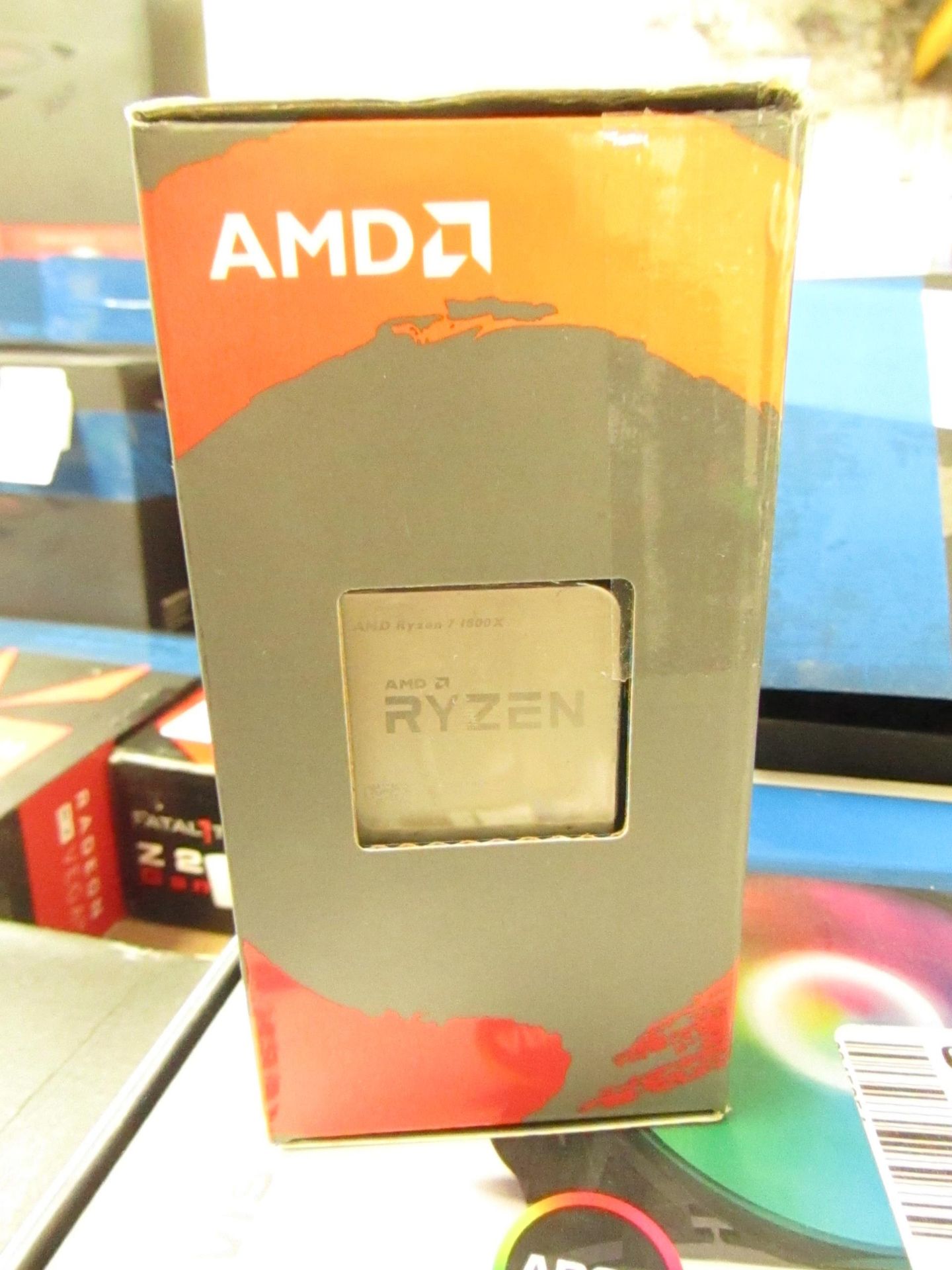 AMD Ryzen 7 1800X 3.6 GHz 8-Core Processor - 16 MB - Socket AM4, untested, missing the fan and