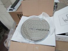 Aqualisa XL Techno 200mm over head shower head, new and boxed, RRP £250, Aqualisa describe this item