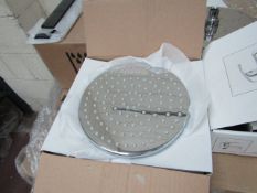 Aqualisa XL Techno 200mm over head shower head, new and boxed, RRP £250, Aqualisa describe this item
