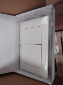 Roca L1 White Dual Flush plate, new and boxed.